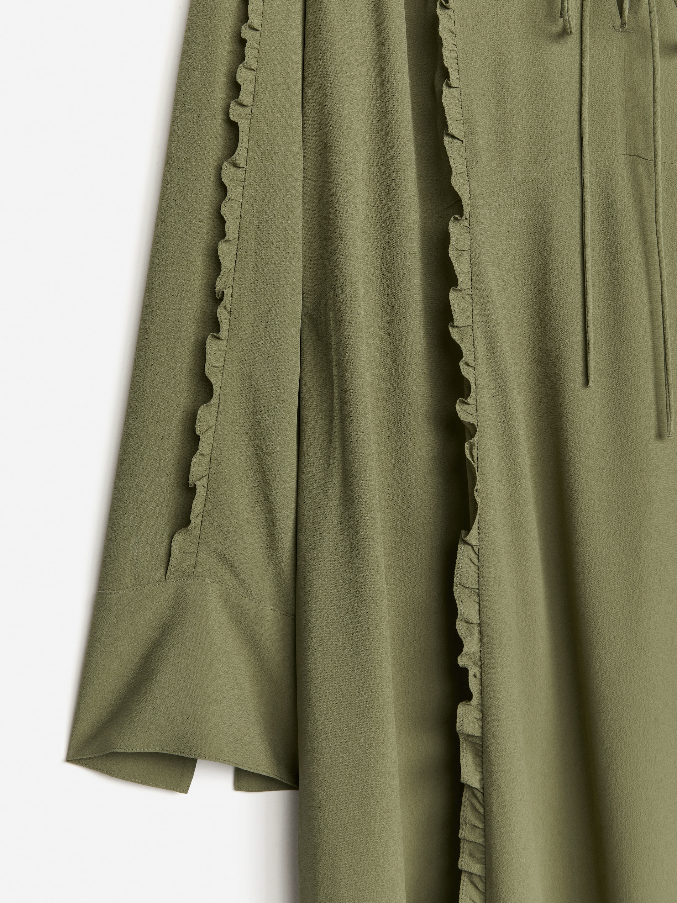 Größeres Bild anzeigen: Gerüschtes Maxikleid - Khaki - Ladies | H&M AT 2