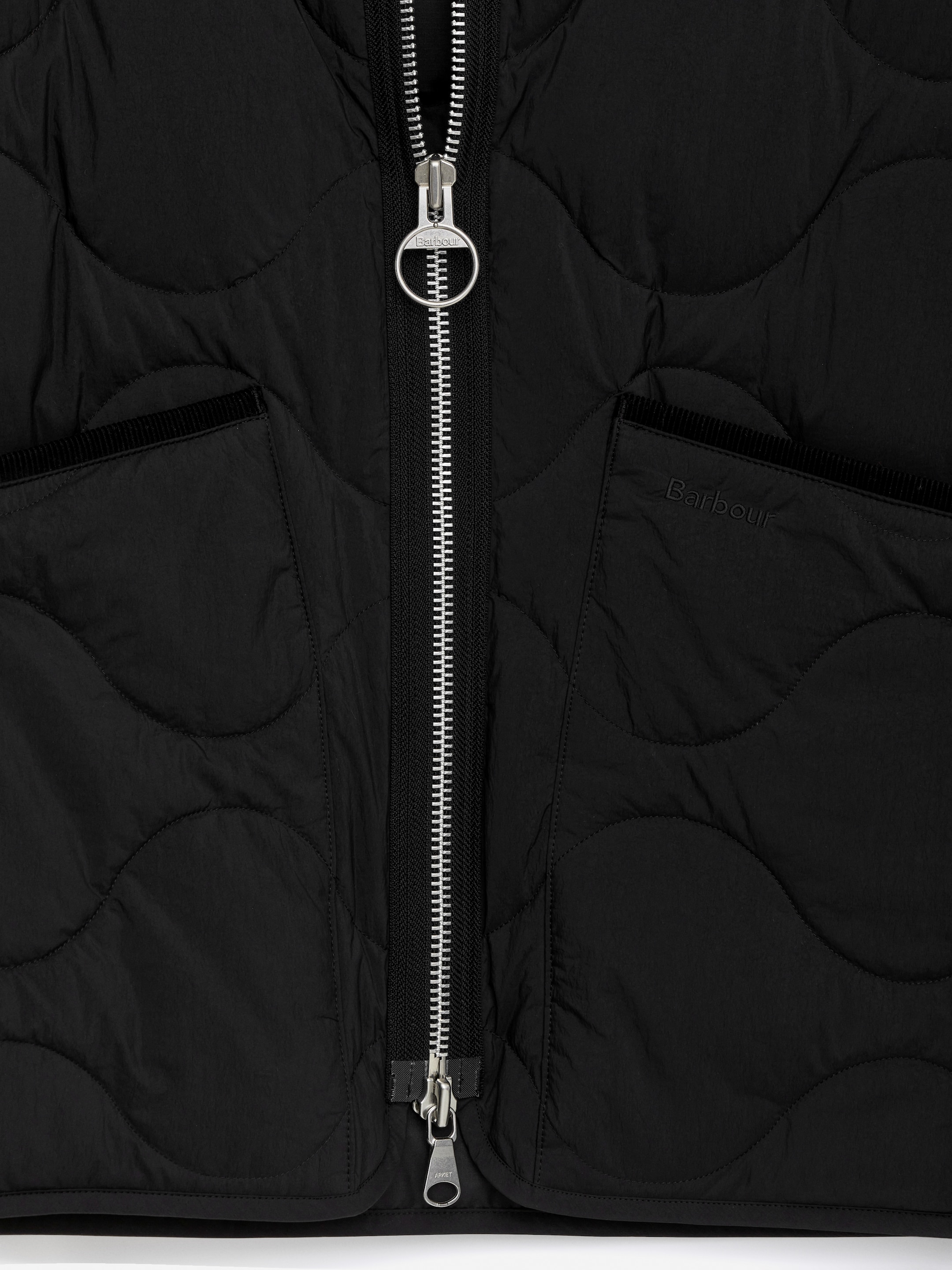 ARKET and Barbour Quilted Vest - Black - Regular fit - Men - StillMedia/DescriptiveDetail - 3
