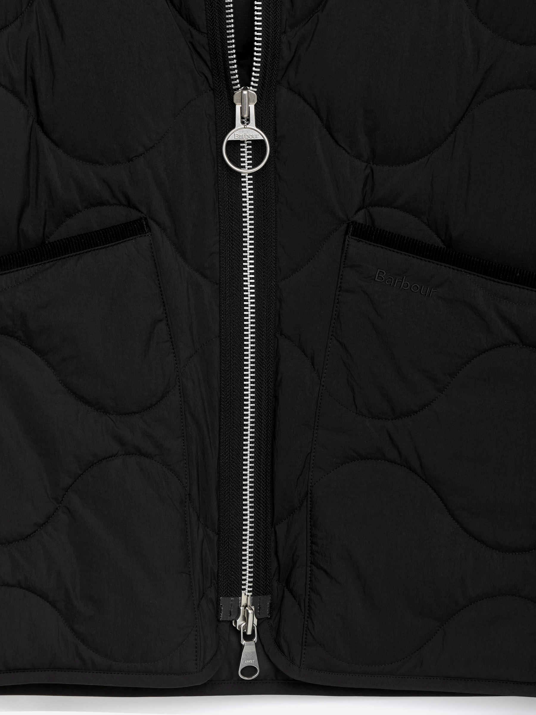 ARKET und Barbour Steppweste - Schwarz - Regular Fit - Herren - StillMedia/DescriptiveDetail - 3