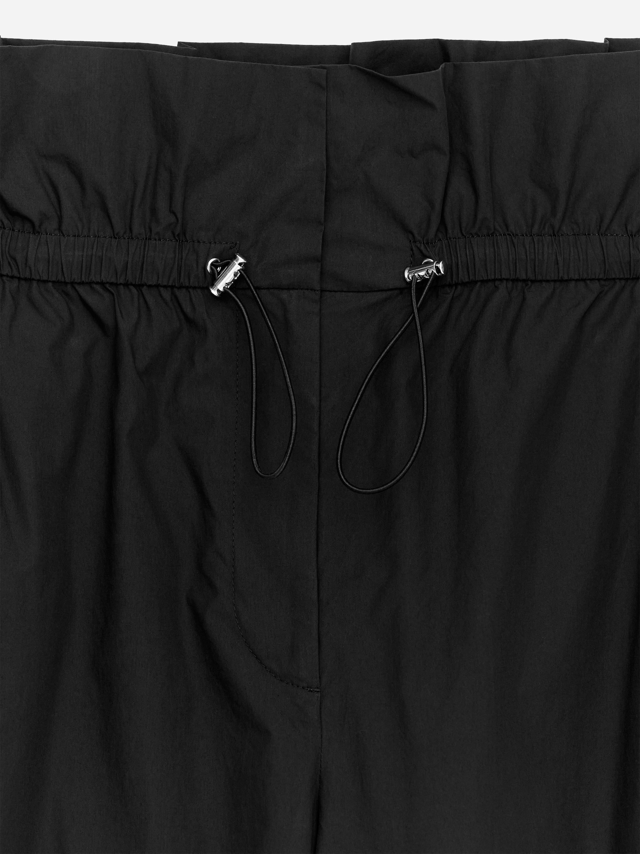Pantaloni con vita paperbag - Nero - Relaxed fit - Women - StillMedia/DescriptiveDetail - 1