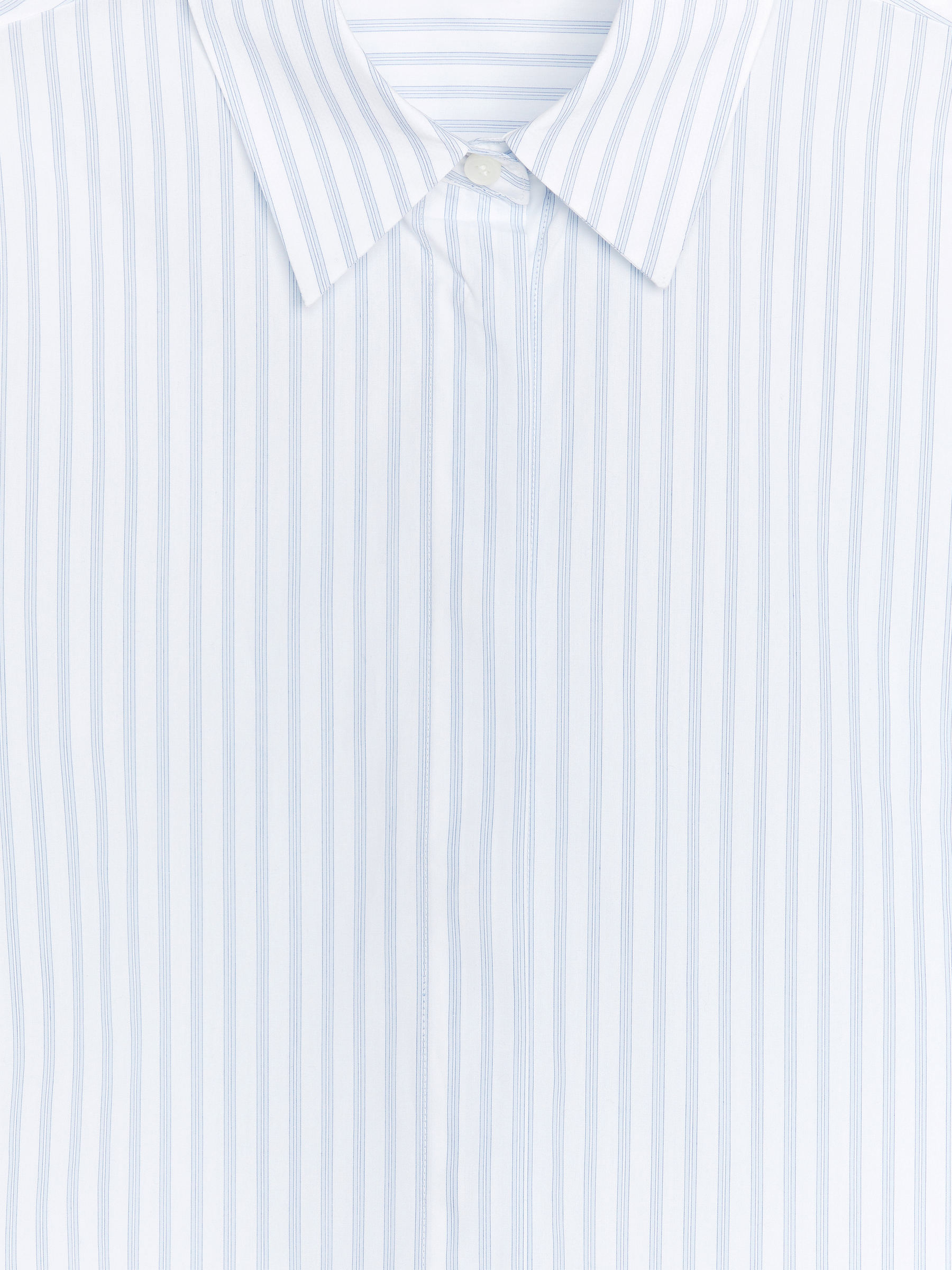 Regular-Fit Poplin Shirt - White/Stripe - Regular fit - Women - StillMedia/DescriptiveDetail - 2
