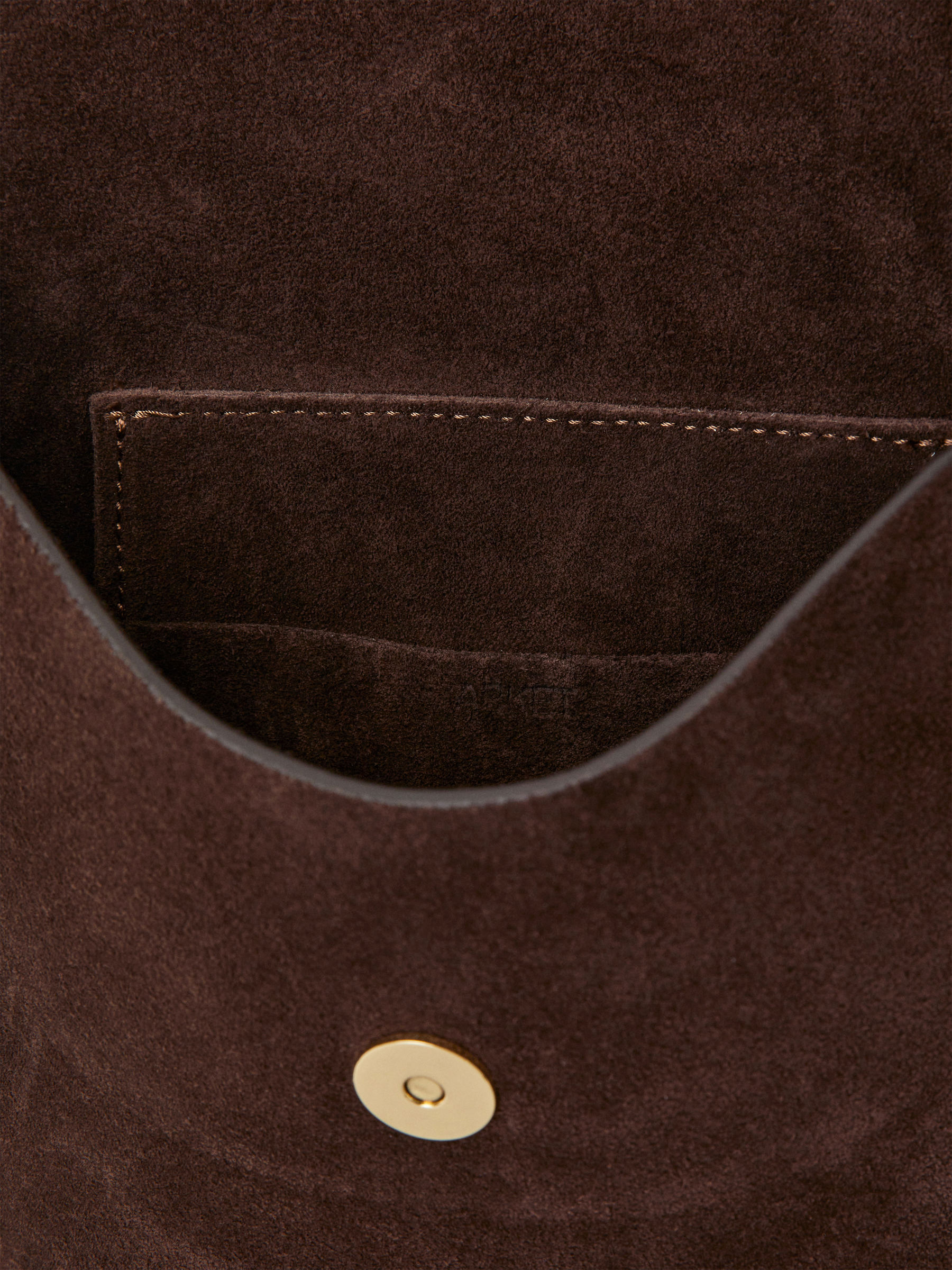 Sac bandoulière en daim - Marron foncé - Femme - StillMedia/DescriptiveDetail - 1