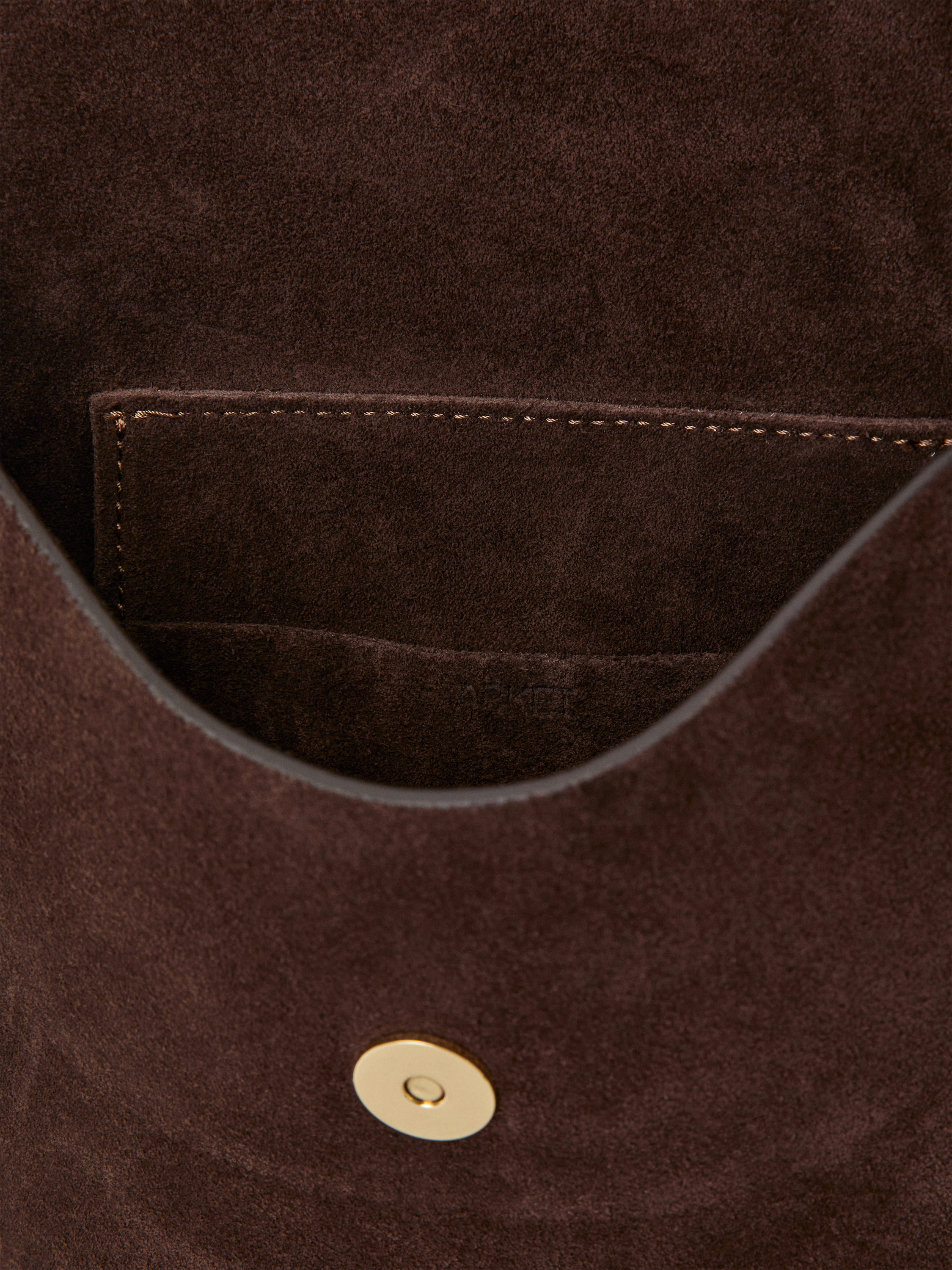 Suede Crossbody Bag - Dark Brown - Women - StillMedia/DescriptiveDetail - 1