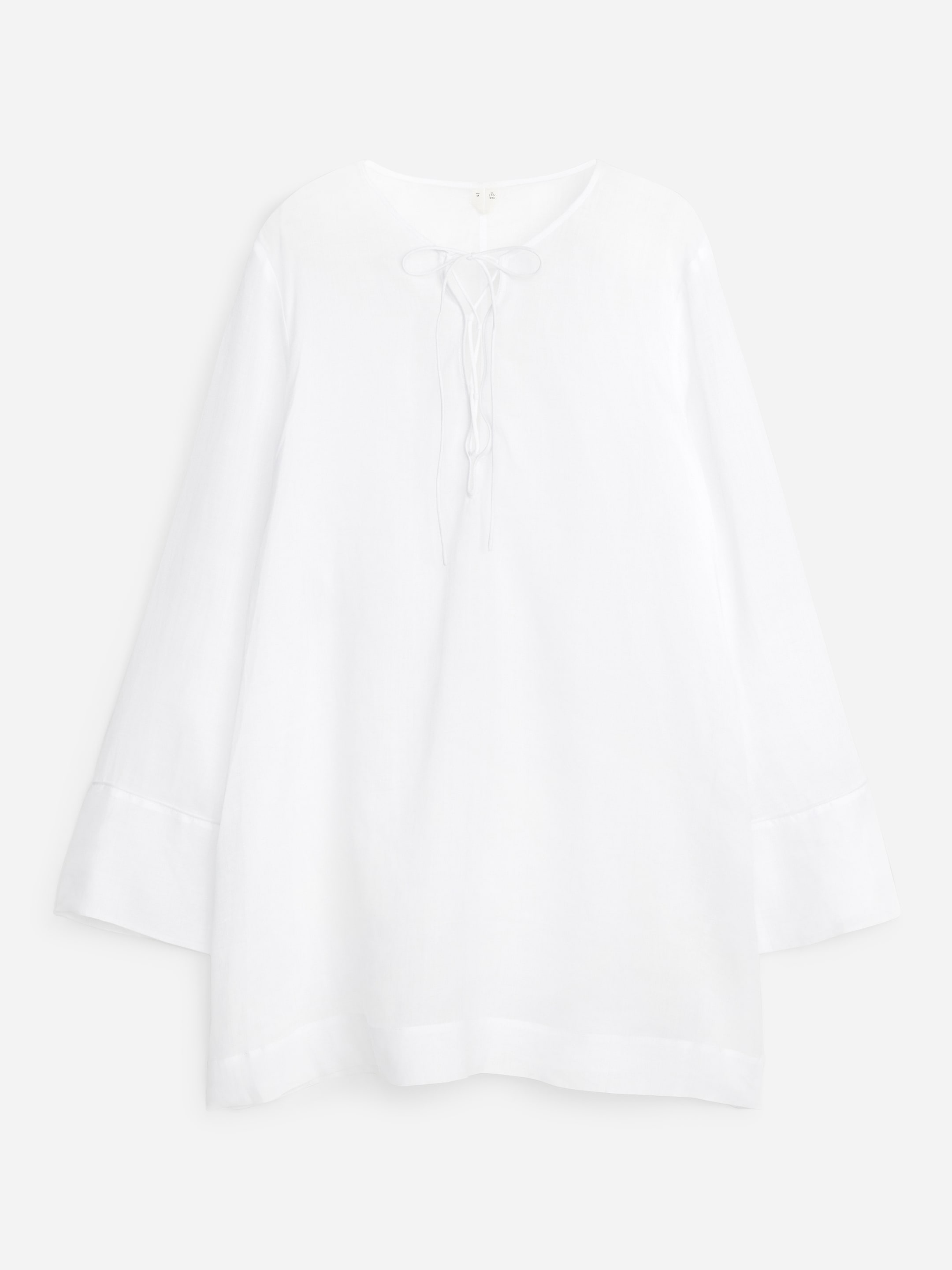 Abito da spiaggia in ramiè - Bianco - Relaxed fit - Women - StillMedia/DescriptiveStillLife - 2