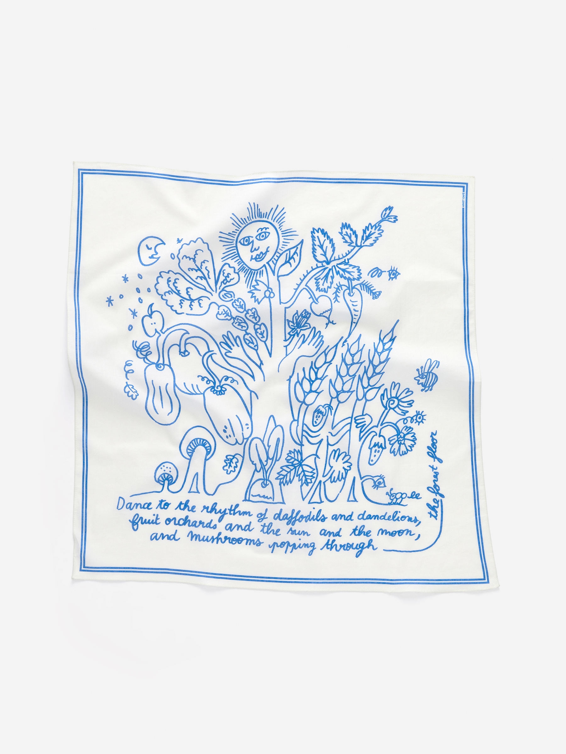 ARKET CAFÉ Bandana - White/Blue - Café - StillMedia/DescriptiveStillLife - 2