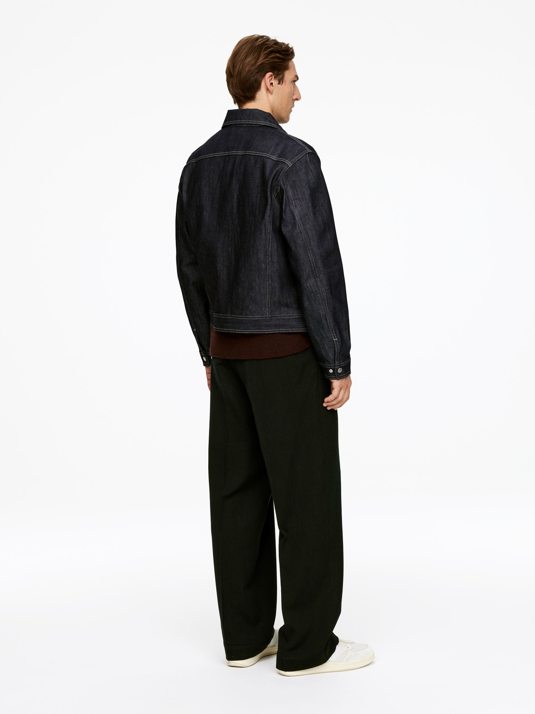 Denim Jacket - Dark Blue - Loose fit - Men - StillMedia/Lookbook - 5