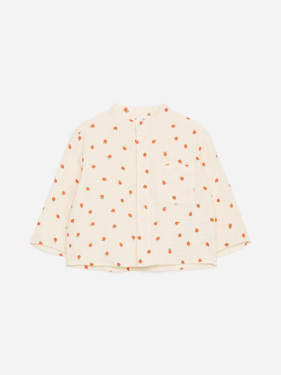ARKET Kids   Muslin Shirt White,  size 80
