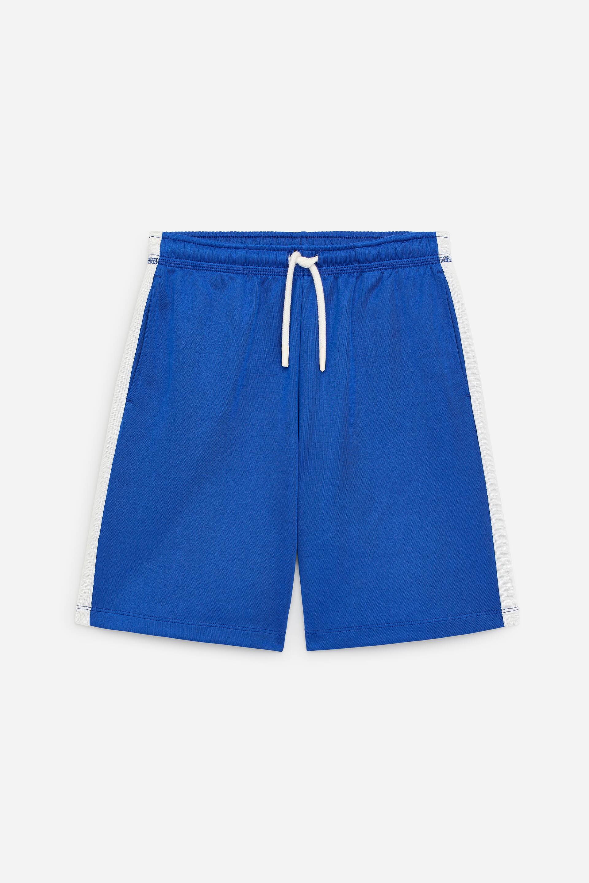 View larger image: Contrast Panel Shorts - Blue - Kids | H&M GB 1