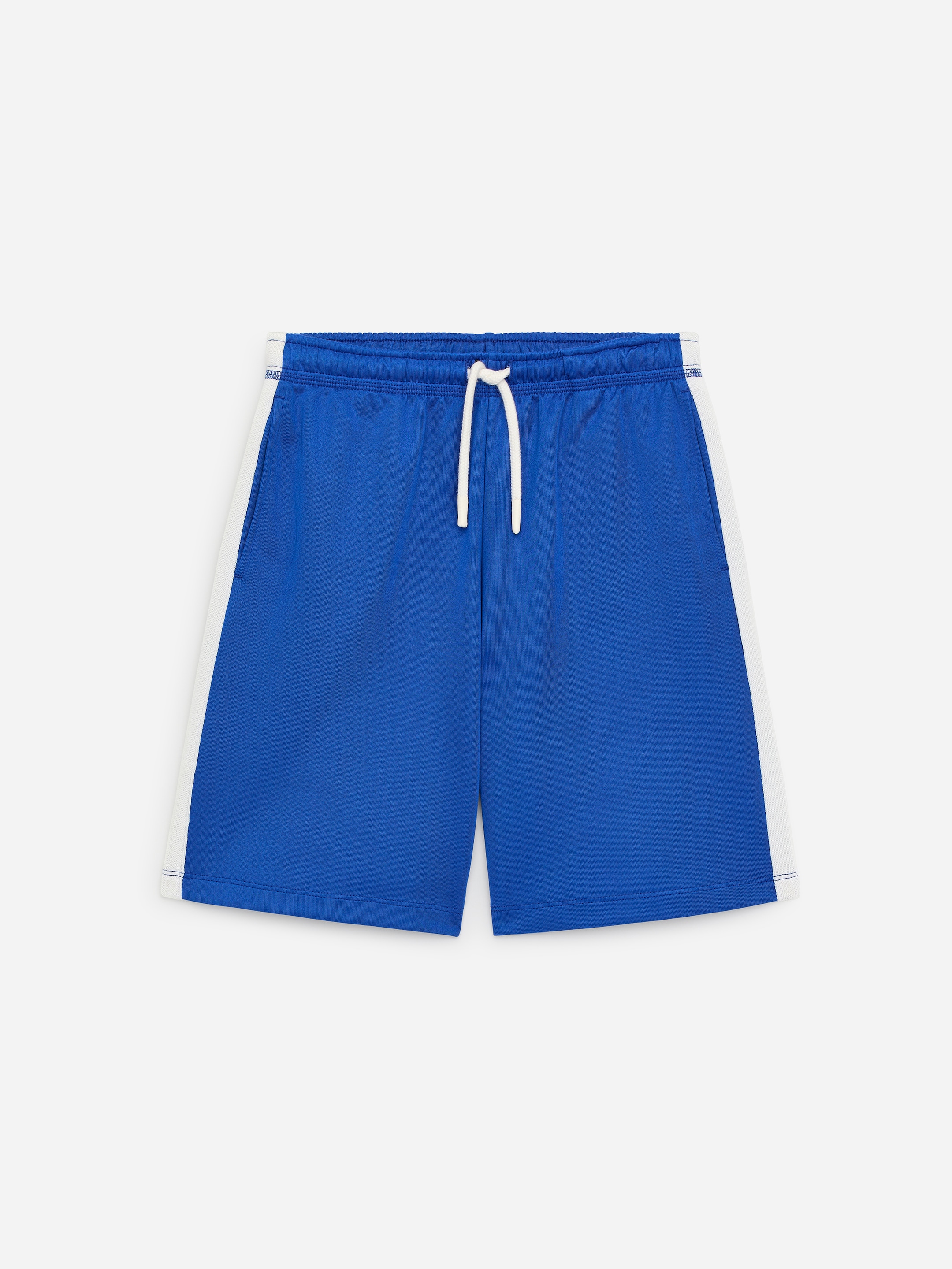 Shorts mit Kontrasteinsatz-#3B4EA3-18885