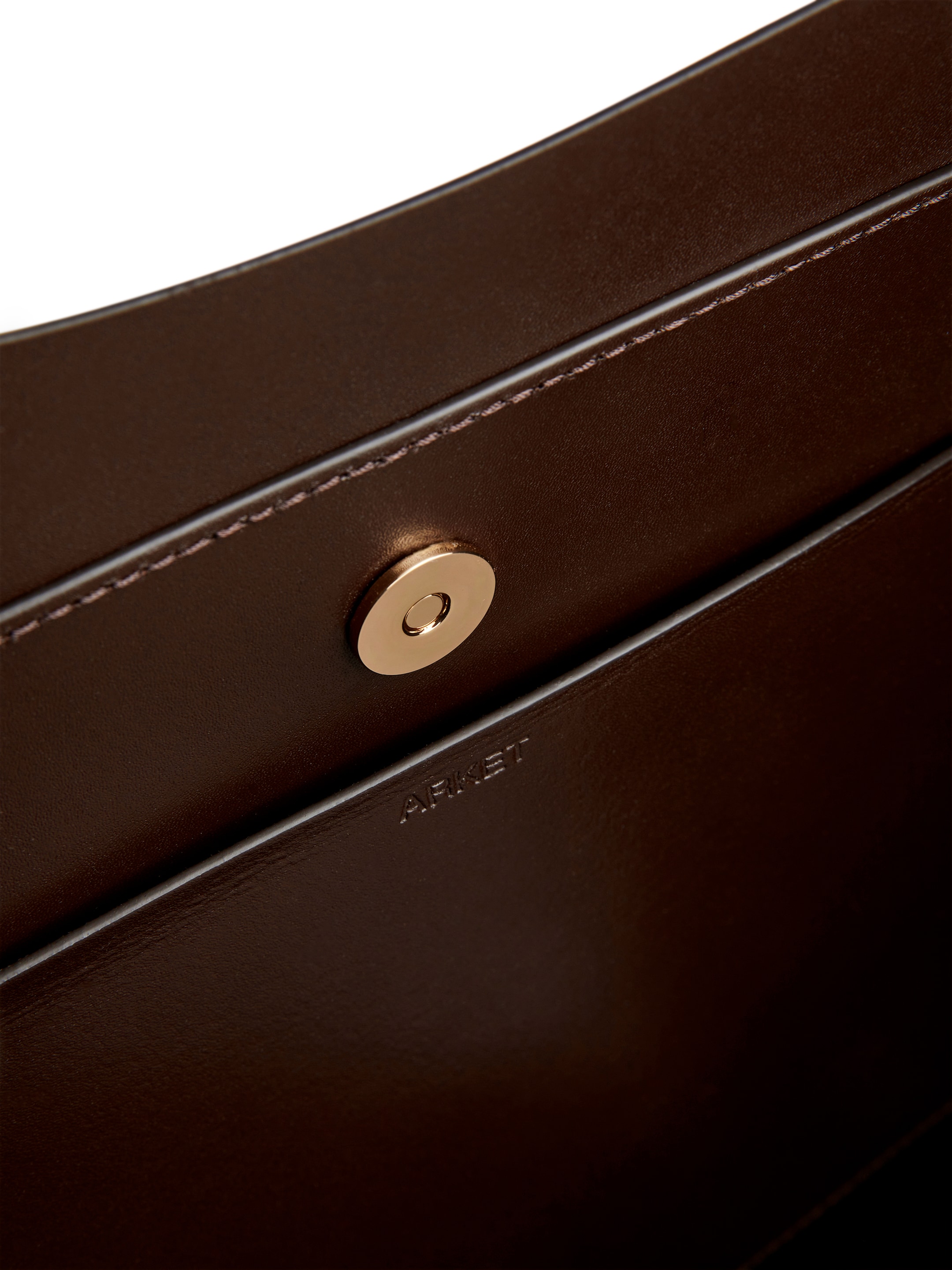 Halbmondförmige Schultertasche - Dunkelbraun - Damen - StillMedia/DescriptiveDetail - 5