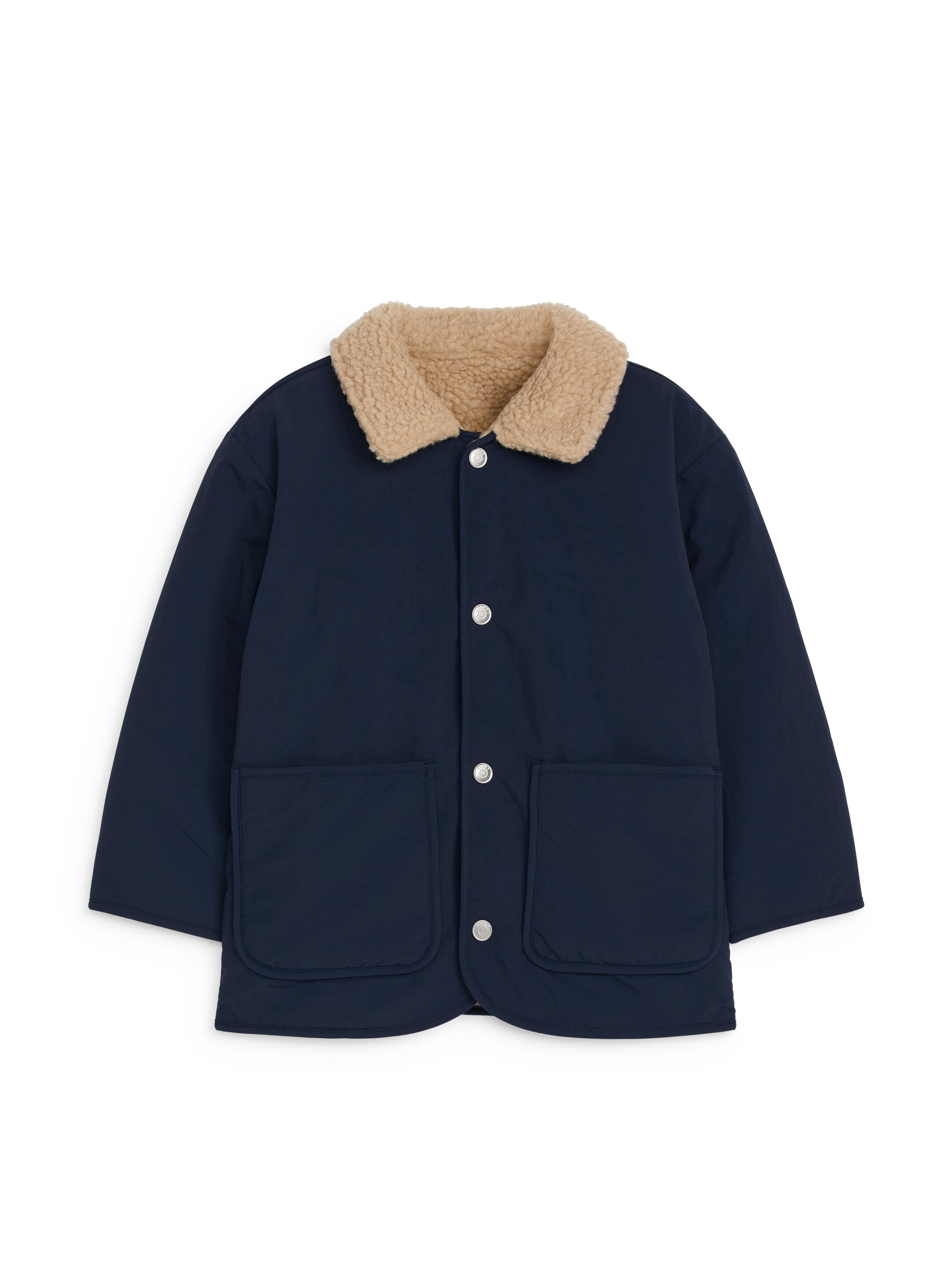 Agrandir l'image: Veste réversible en polaire - Bleu foncé/Beige - ENFANT | H&M CH 1