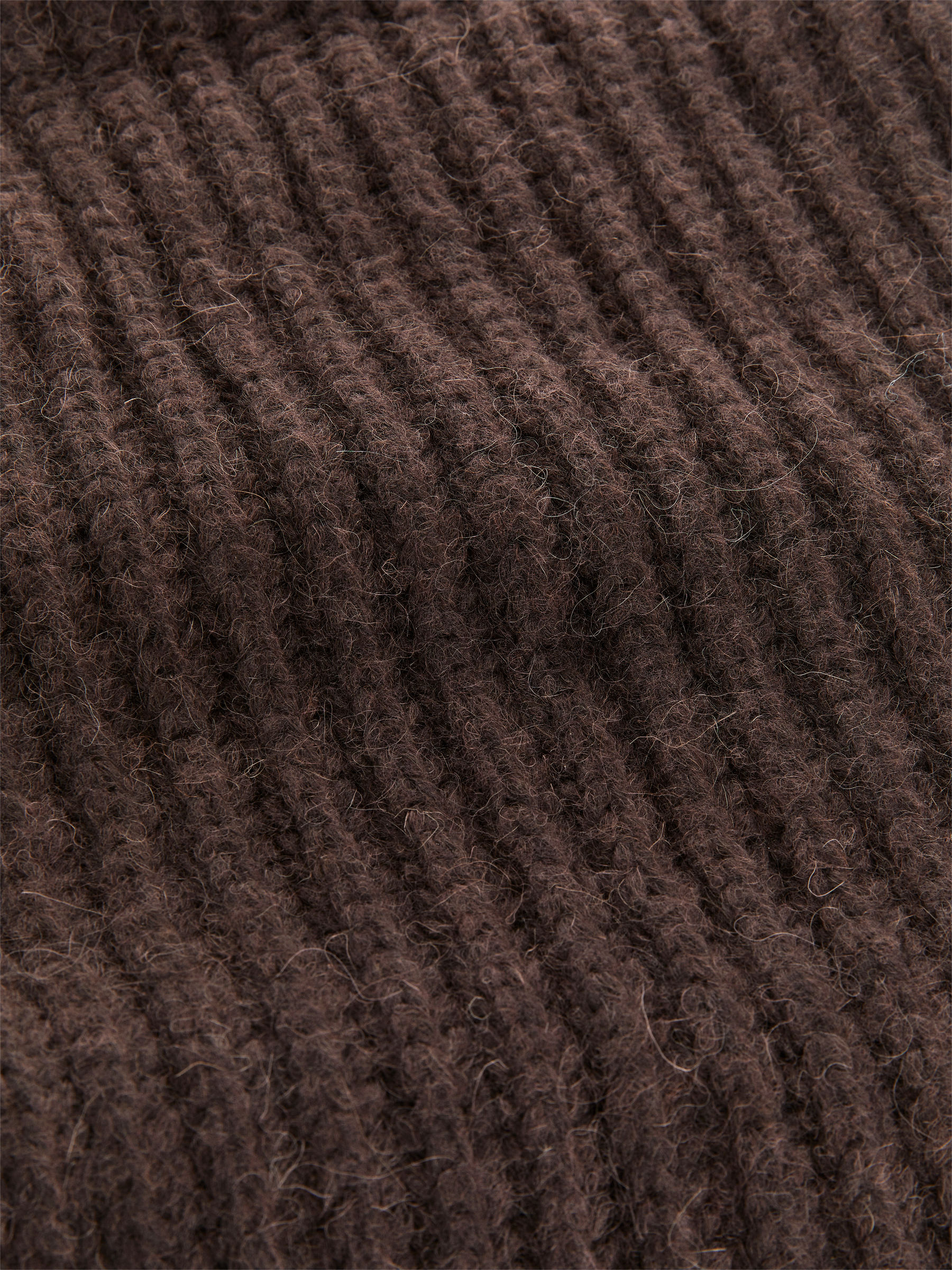 Wool-Alpaca Blend Scarf - Dark Brown - Women - StillMedia/DescriptiveDetail - 1