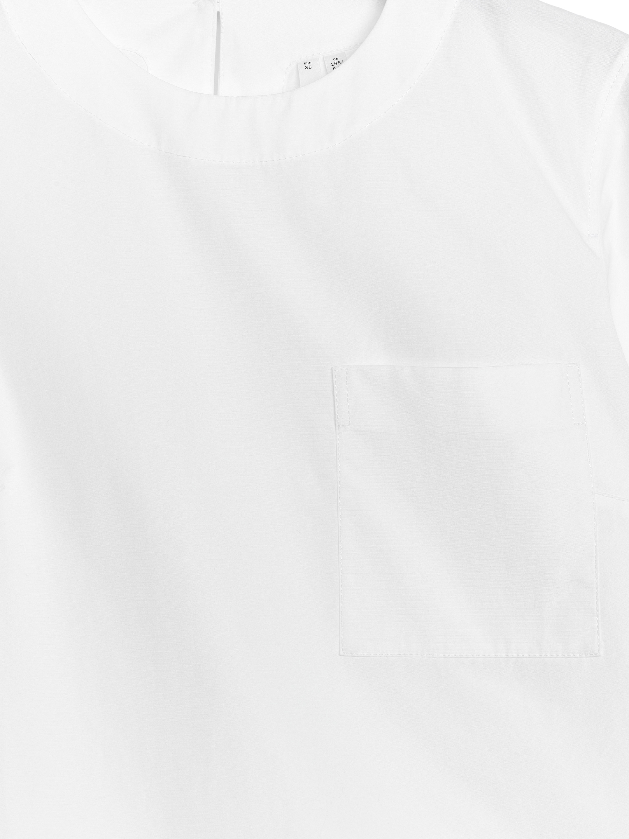 Bawełniana bluzka - Biały - Fason normalny - Women - StillMedia/DescriptiveDetail - 1