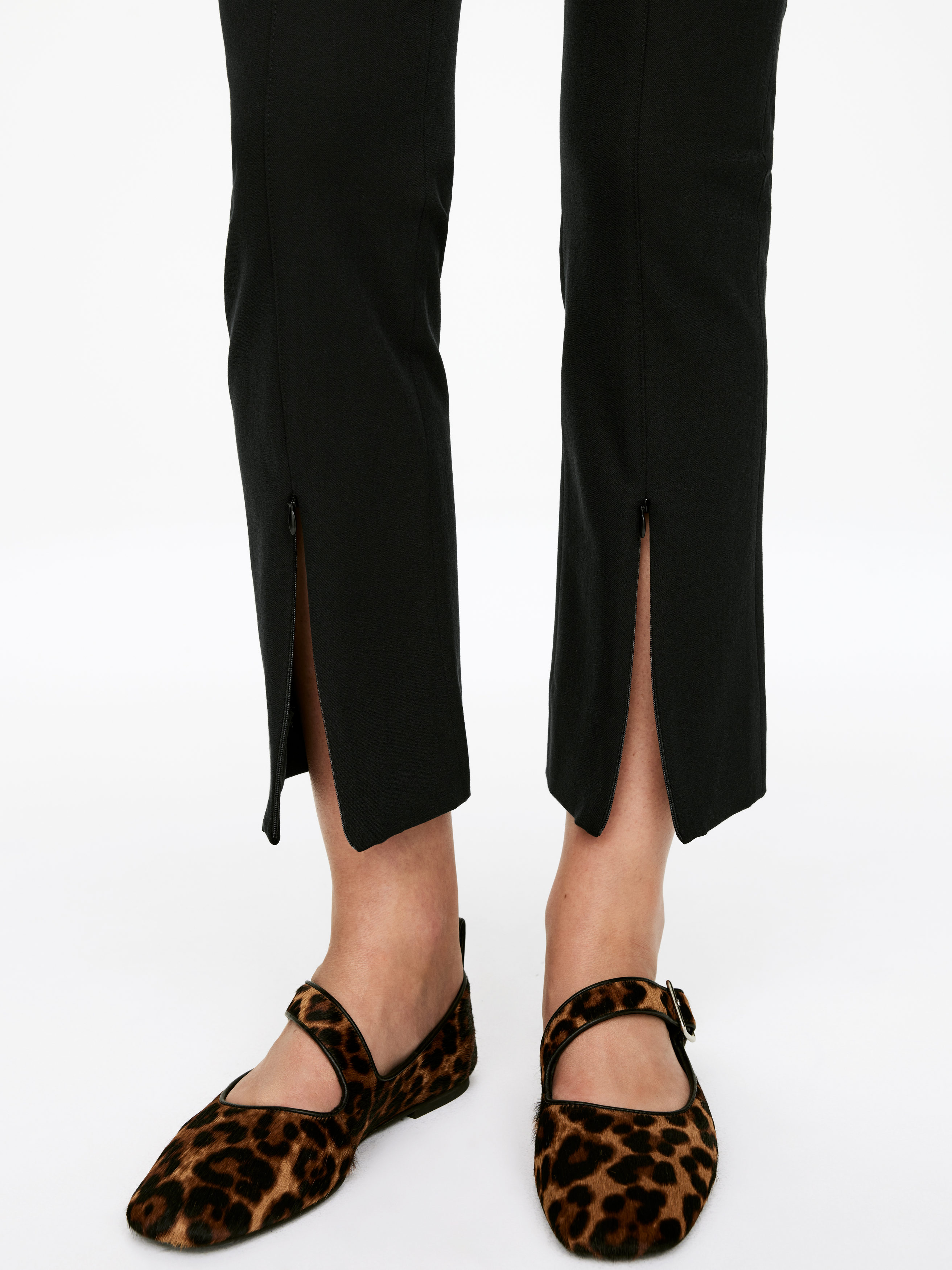 Slim-Fit Trousers - Black - Slim fit - Women - StillMedia/Lookbook - 6