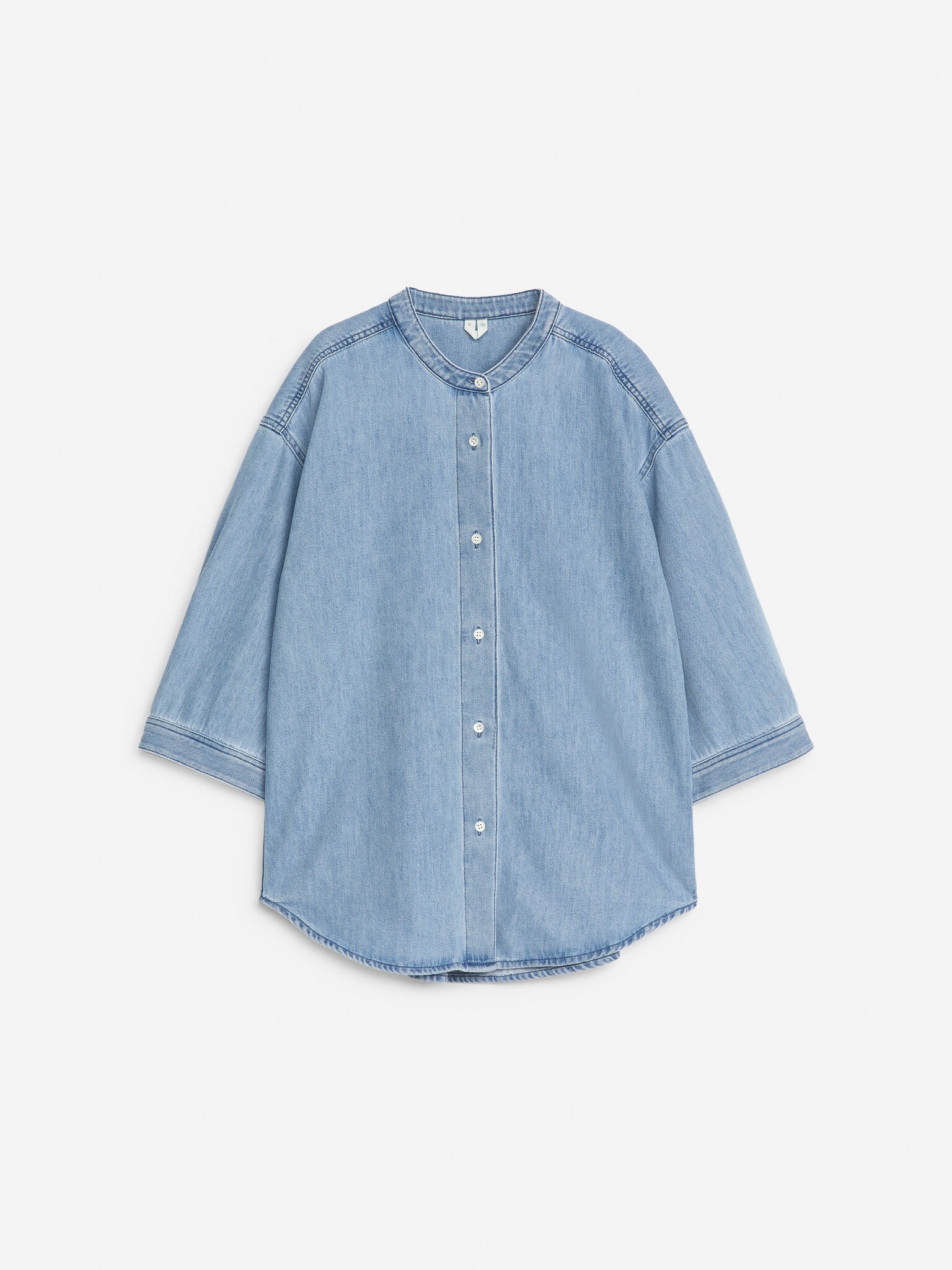 Chemise en sergé de denim - Bleu ciel