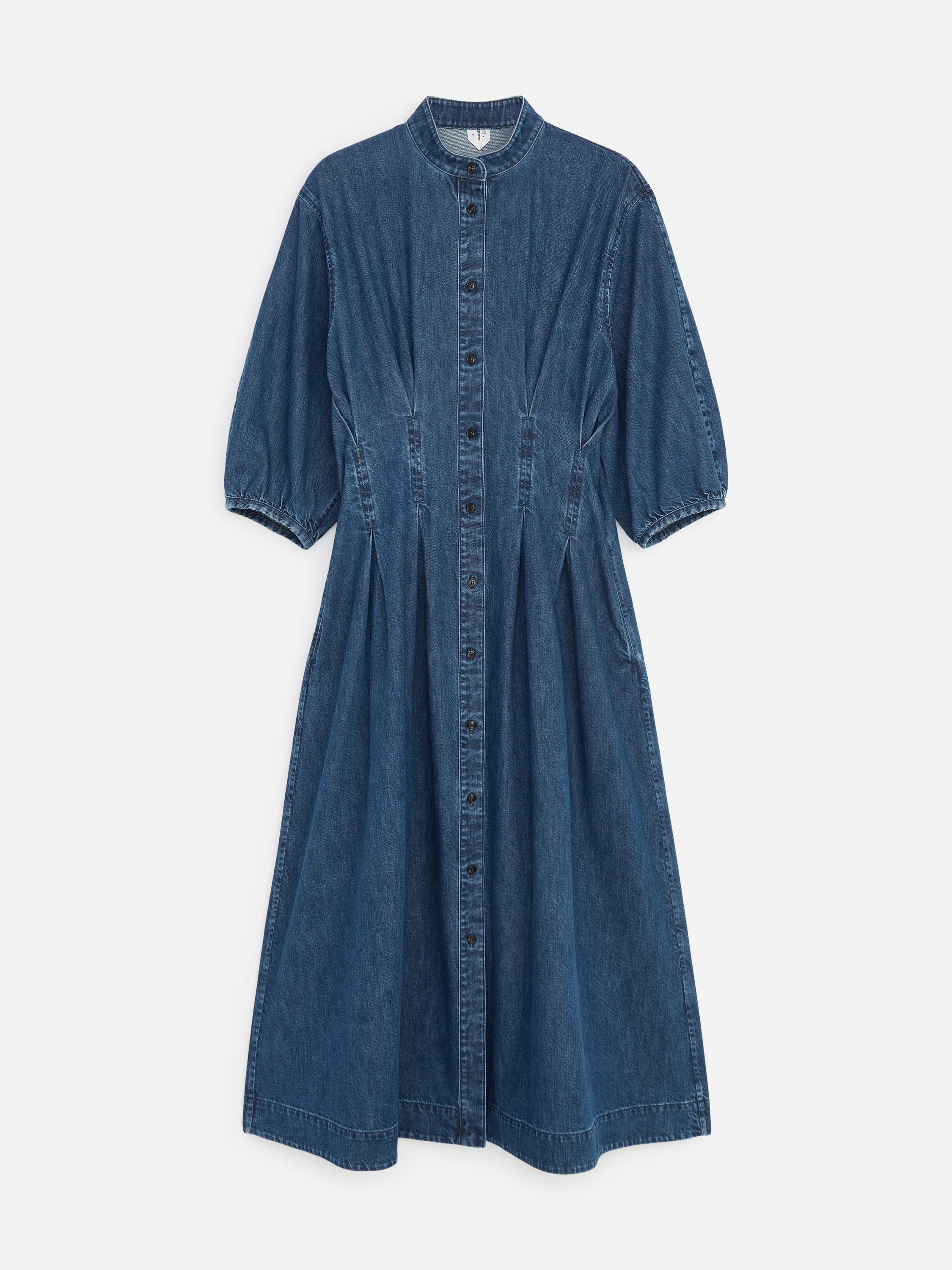 Abito in denim di cotone - Blu