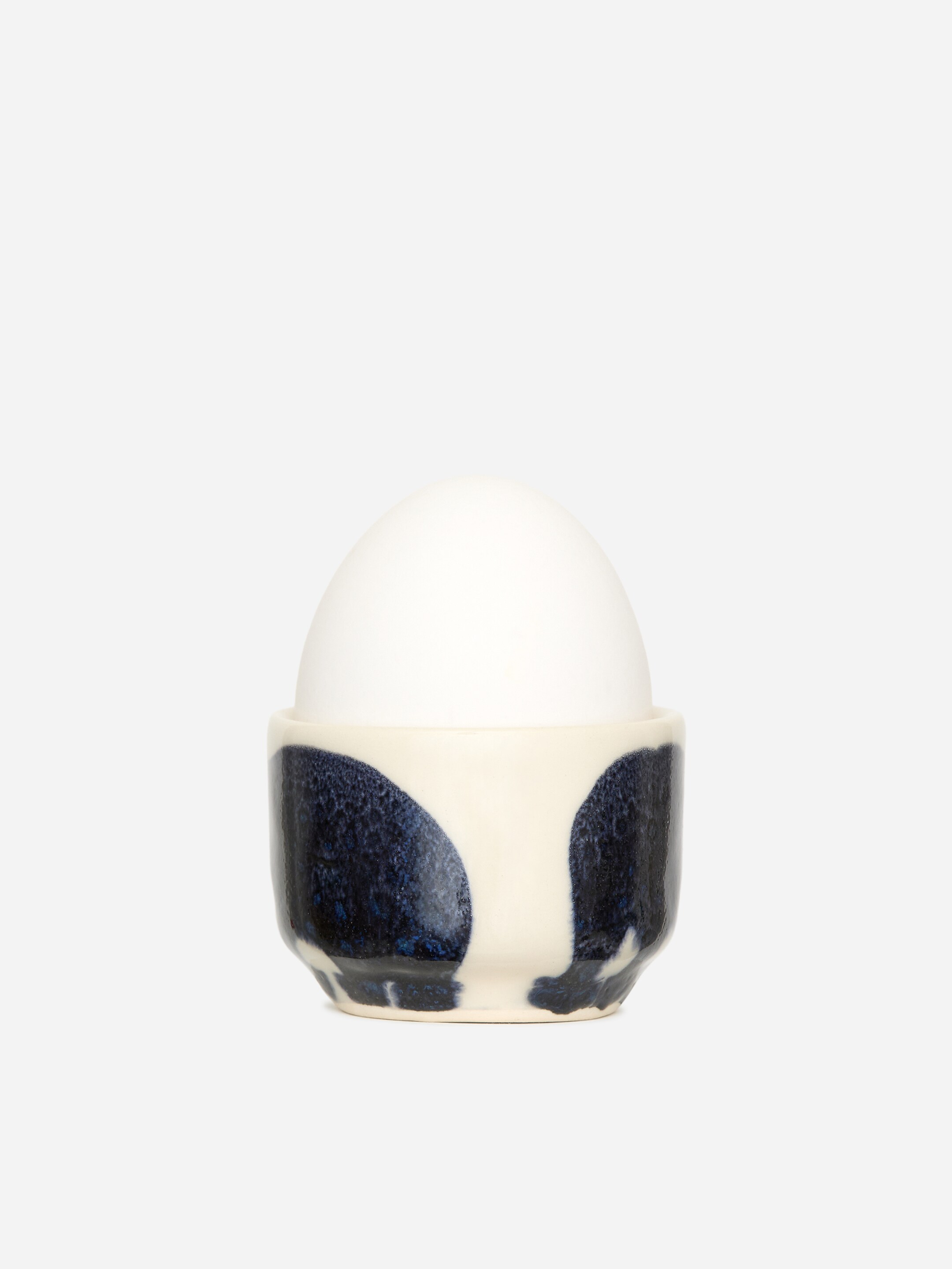 View larger image: Egg Cups Set of 2 - Off White/Dark Blue - Home All | H&M GB 1