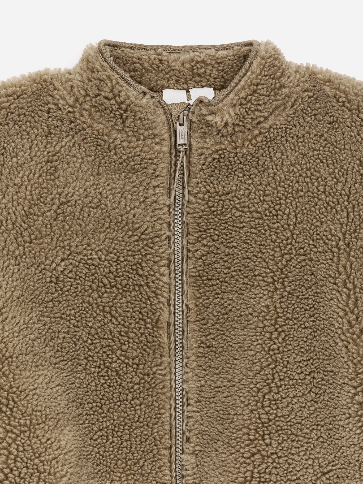 Teddyjacke - Dunkelbeige/Lila - 2