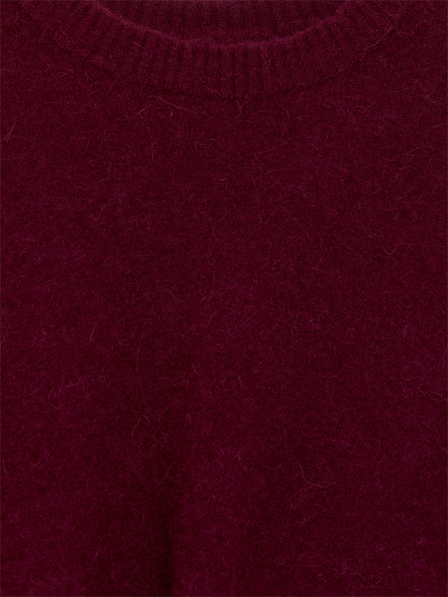 Pull en mélange de laine et d'alpaga - Bordeaux foncé/Noir/Blanc cassé/Beige/Rouge-orangé - 4