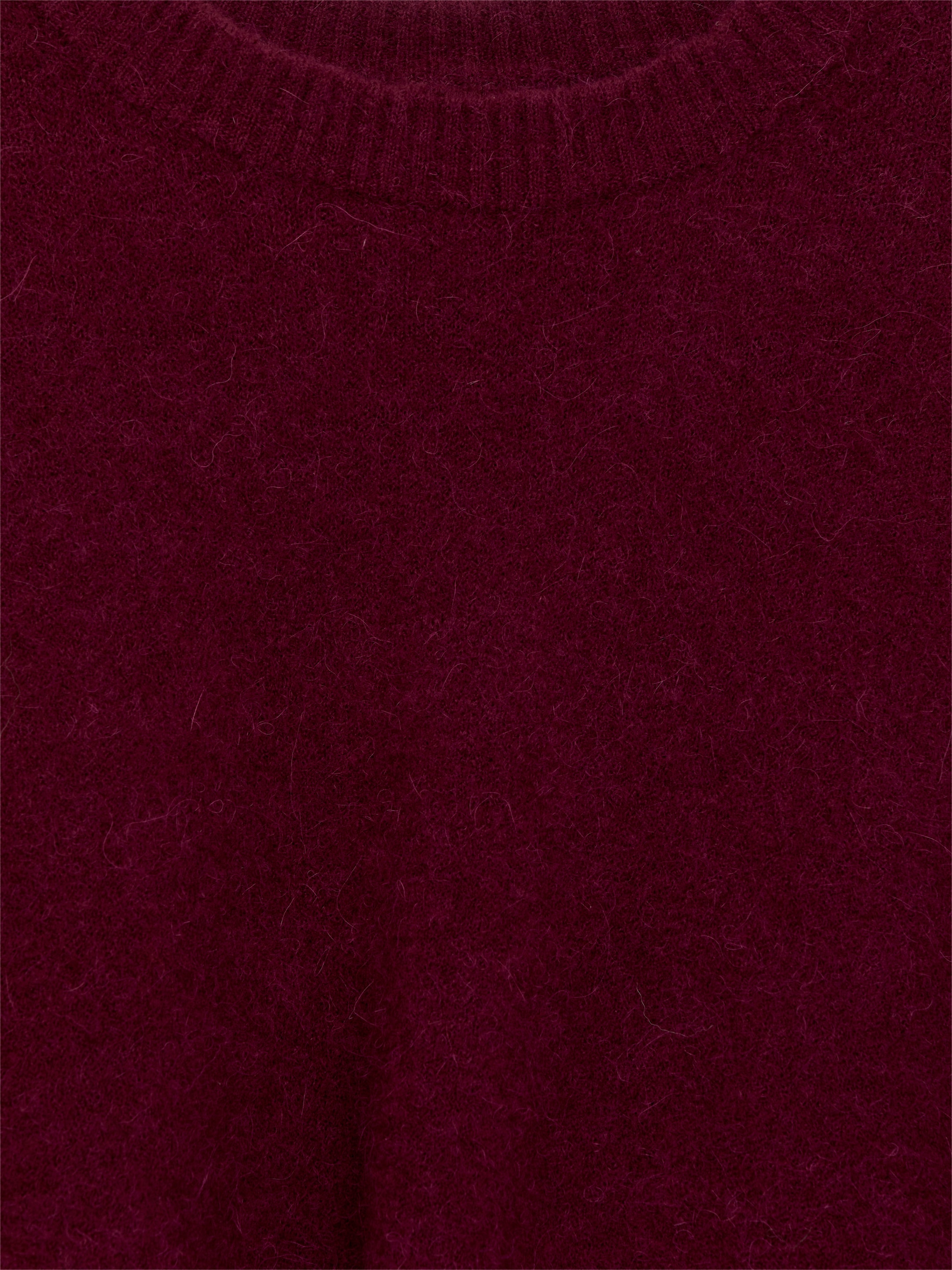 Pull en mélange de laine et d'alpaga - Bordeaux foncé - Oversized - Femme - StillMedia/DescriptiveDetail - 1