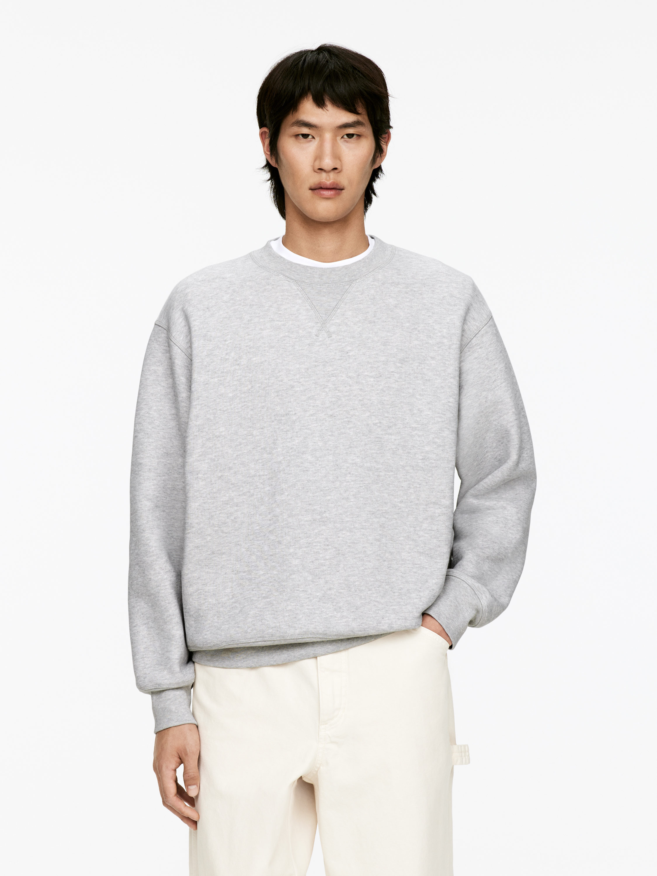 Loose-Fit Sweatshirt-#A4A9B2-16282