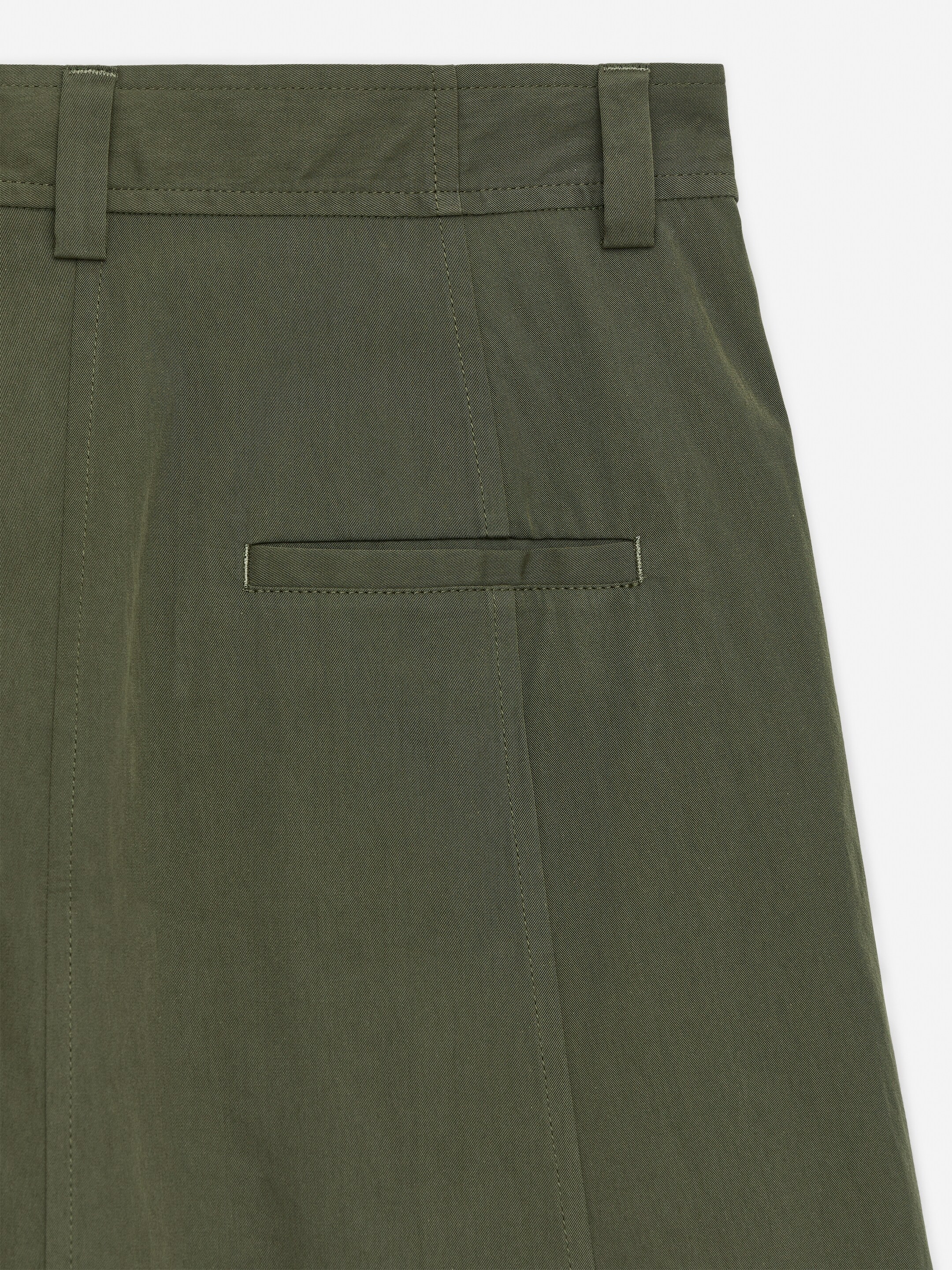 Jupe chino - Kaki foncé - Regular fit - Femme - StillMedia/DescriptiveDetail - 1