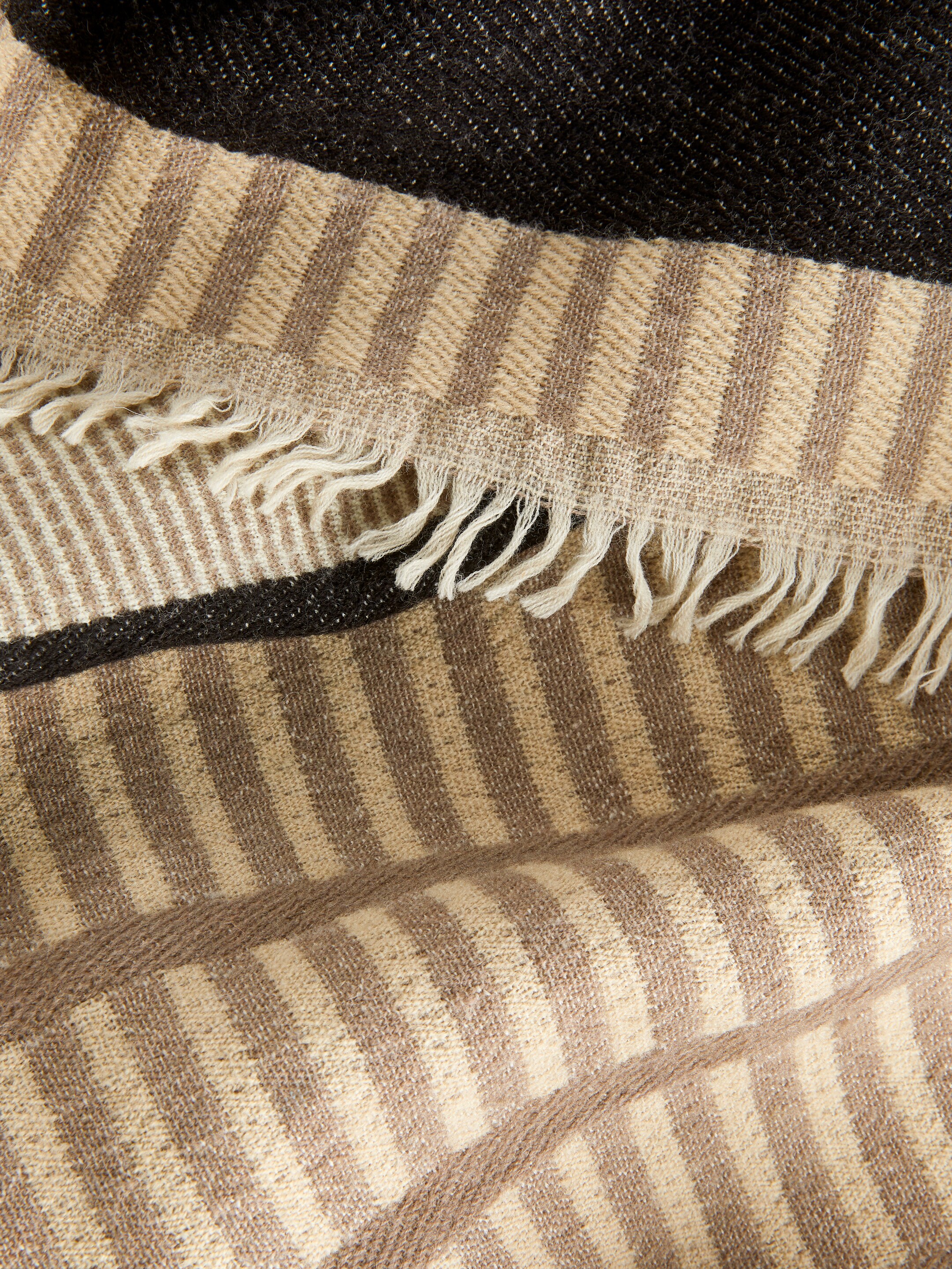 Se større billede: Uldtæppe - Sort/beige - Home All | H&M DK 2