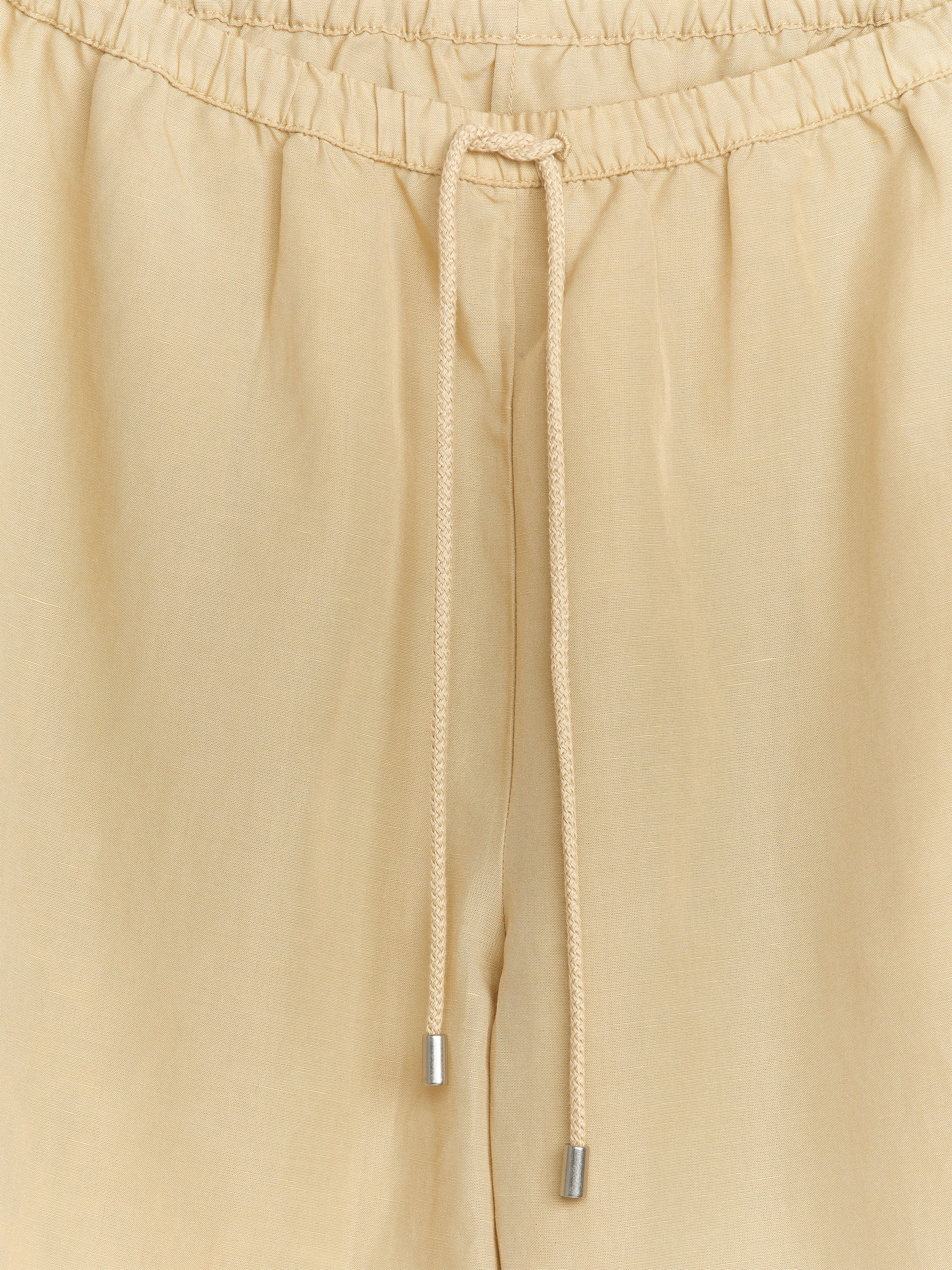 Pantalones de lino y lyocell - Amarillo - Corte holgado - Women - StillMedia/DescriptiveDetail - 1