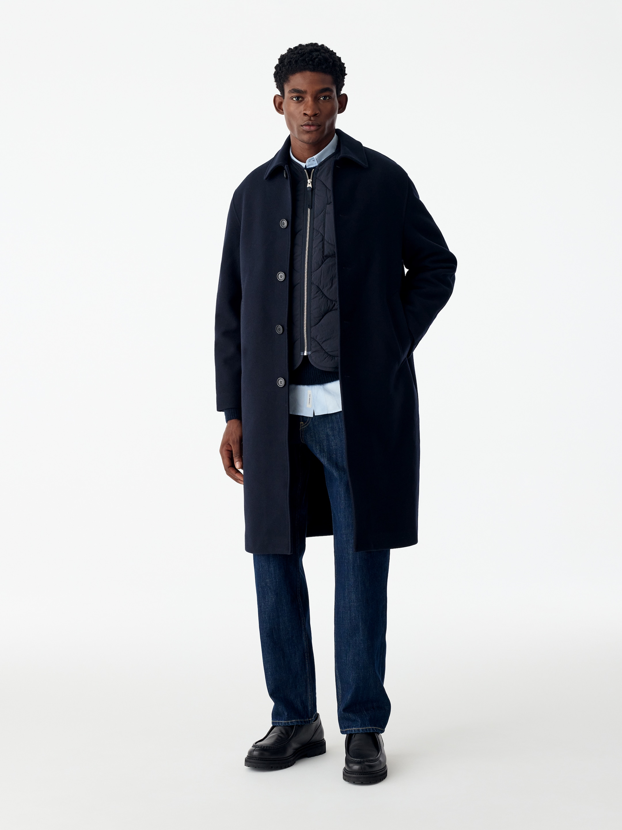 Quilted Liner Vest - Dark Blue - Regular fit - men - StillMedia/Lookbook - 12