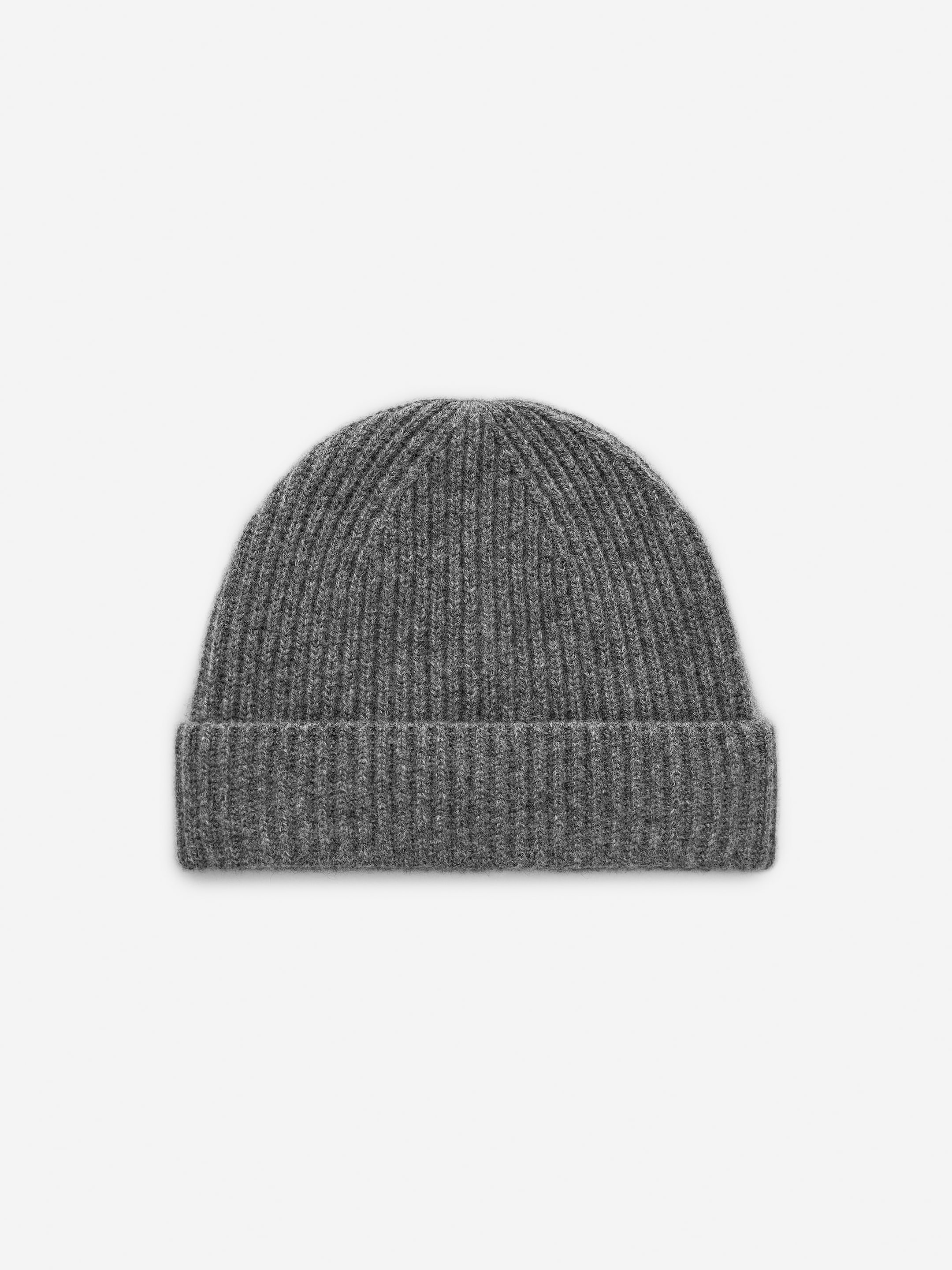 Cashmere-Wool Beanie-#B9BABC-9241