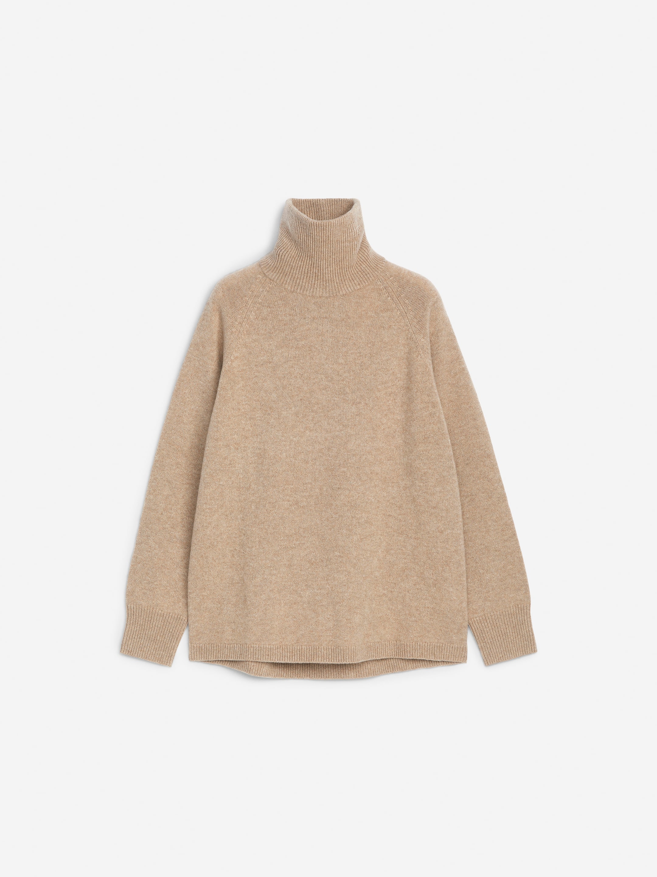 Visa större bild: Polotröja i kashmir och ull - Beige - DAM | H&M SE 5
