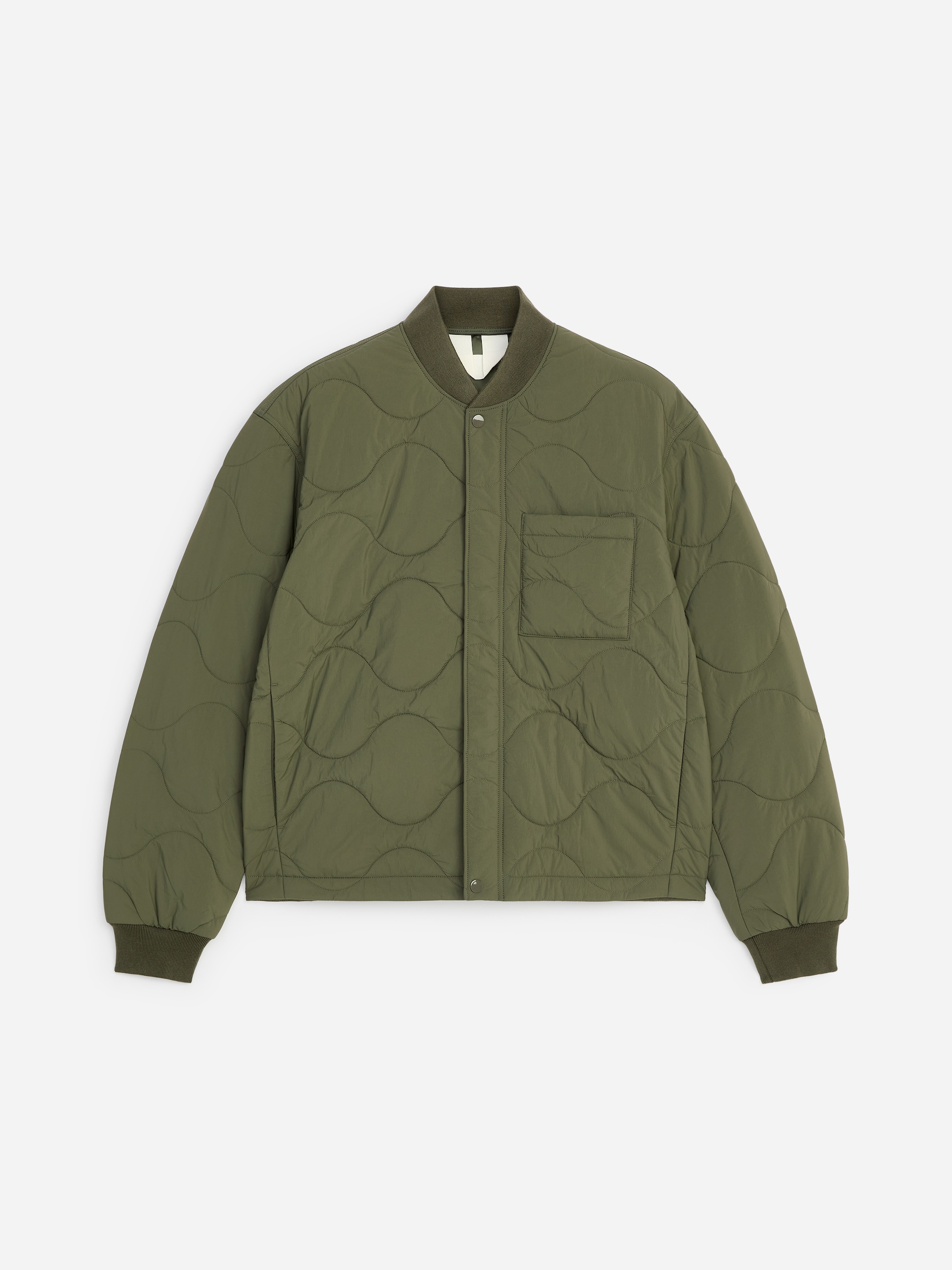2-in-1 Quilted Liner Jacket - Khaki Green - Regular fit - men - StillMedia/DescriptiveStillLife - 1