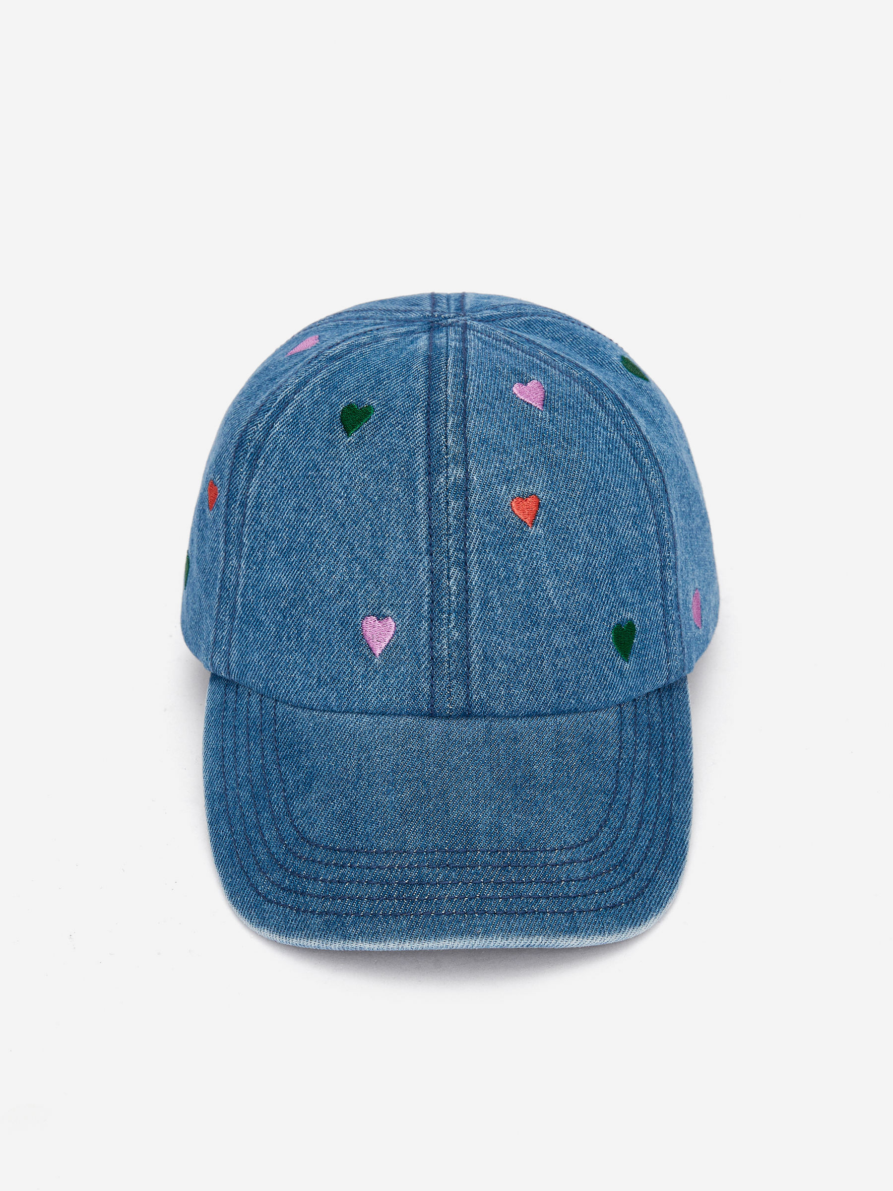 Embroidered Denim Cap - Blue - Children - StillMedia/DescriptiveStillLife - 2