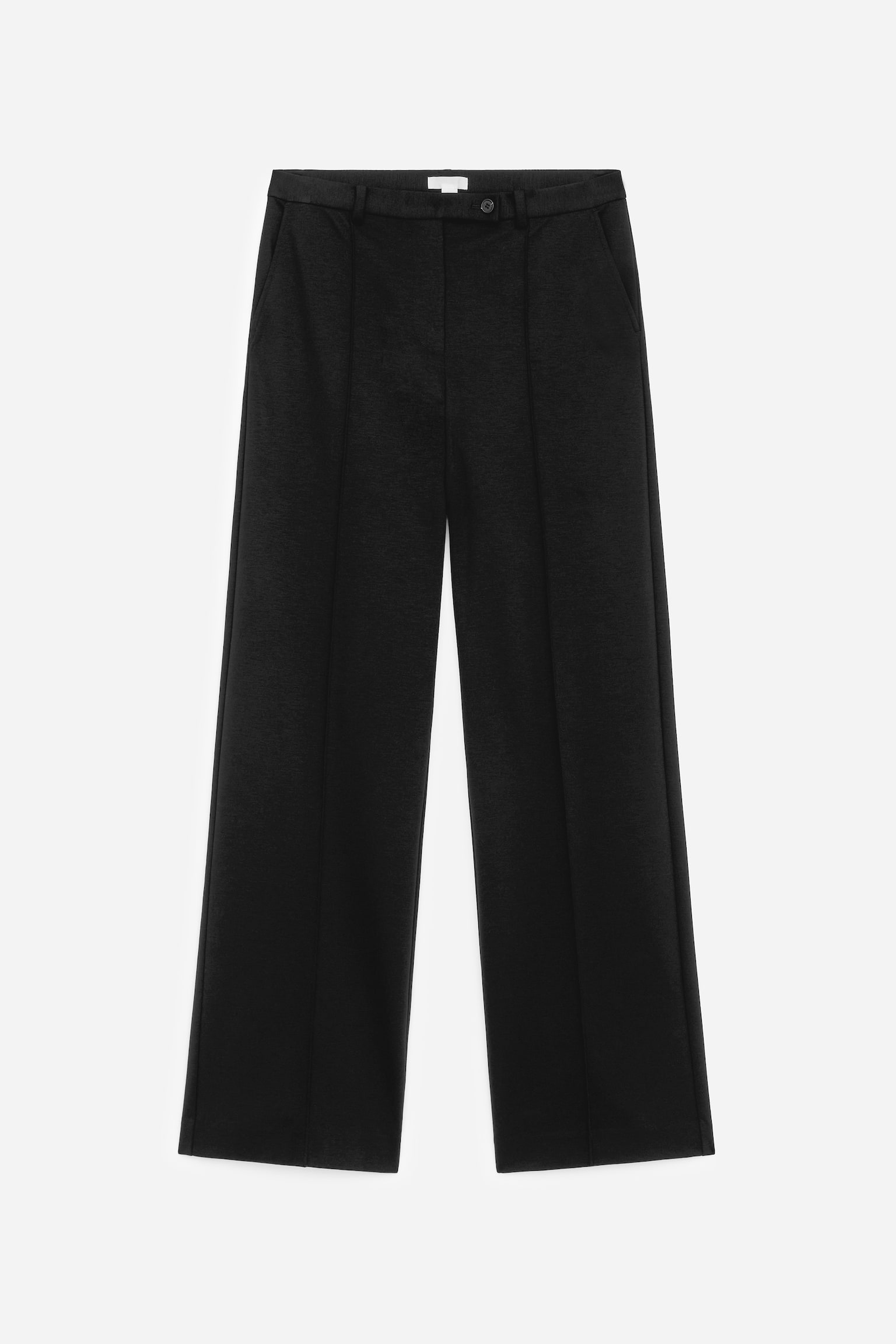Hose mit Biesen - Schwarz