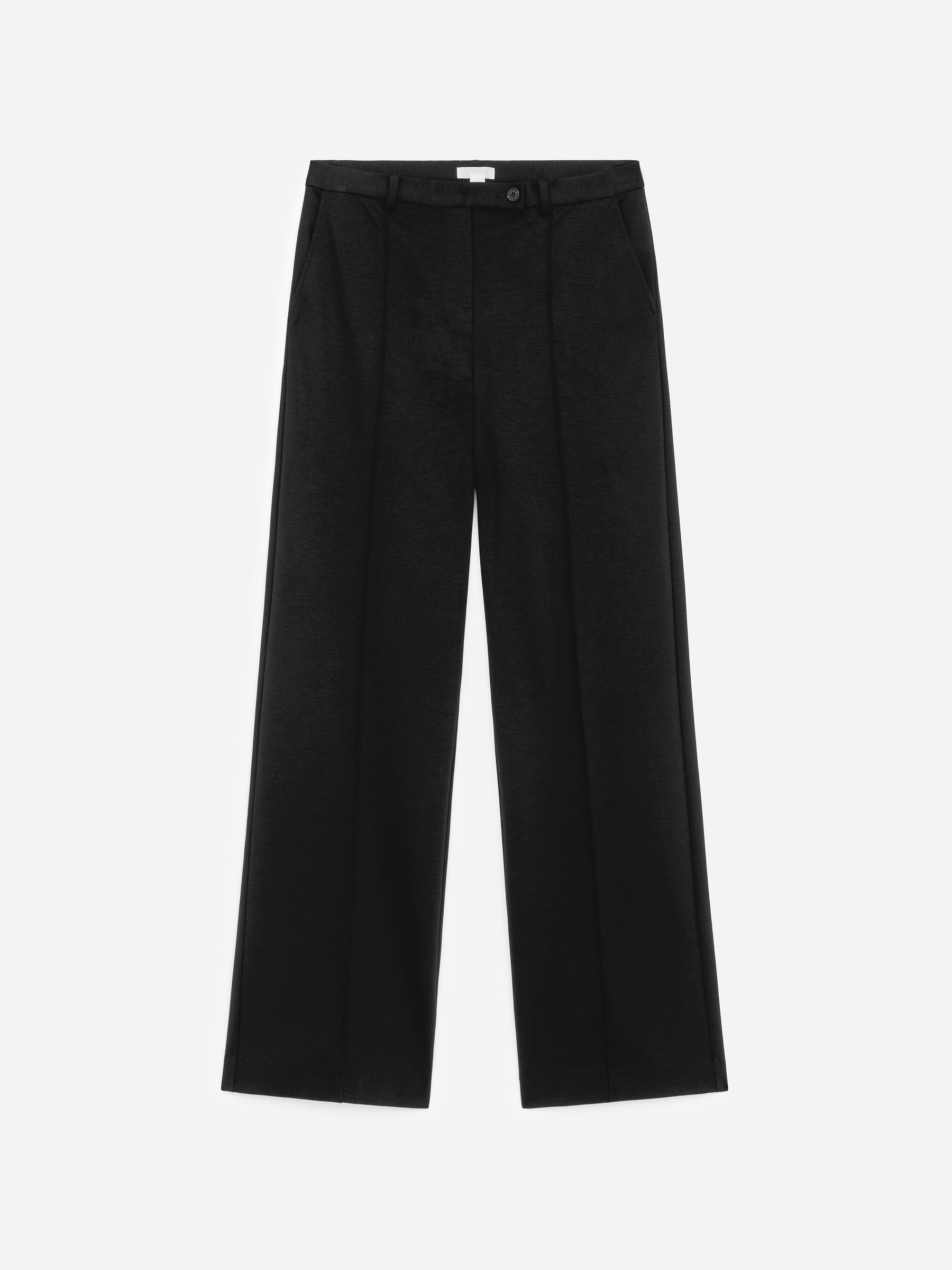 Pintuck Trousers - Black - Regular fit - Women - StillMedia/DescriptiveStillLife - 1
