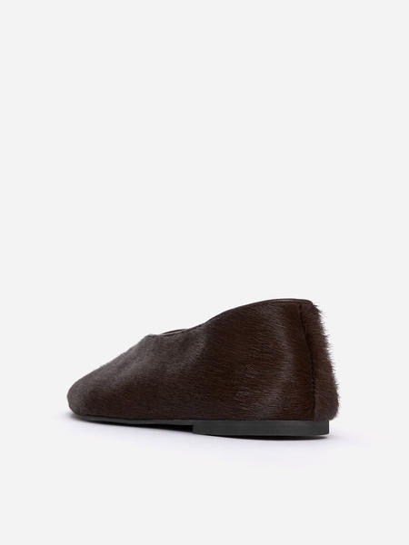 Karmen Black Leather Women's Ballerina main image 1