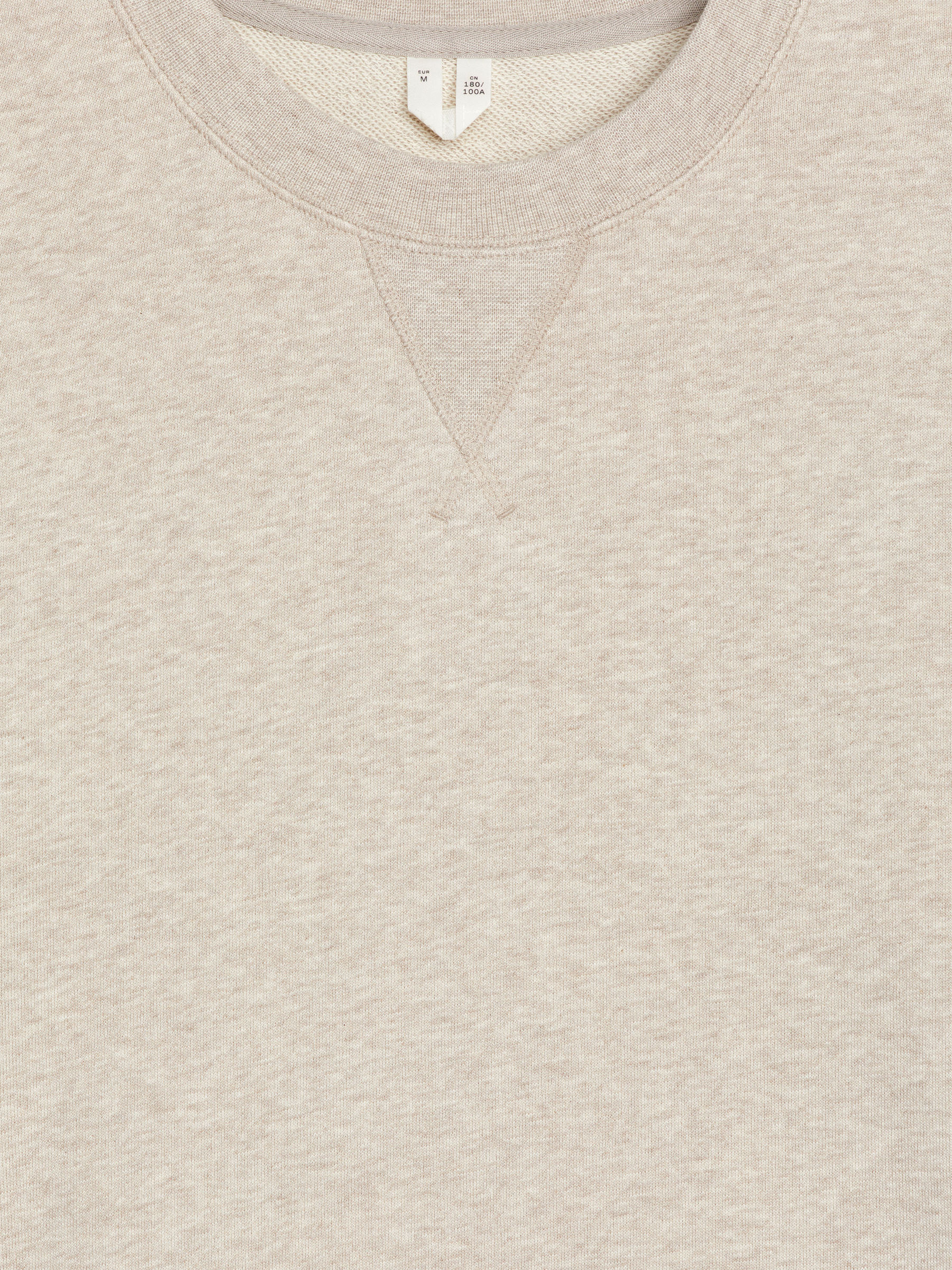 Sweatshirt aus French Terry - Hellbeige meliert - Regular Fit - Men - StillMedia/DescriptiveDetail - 2