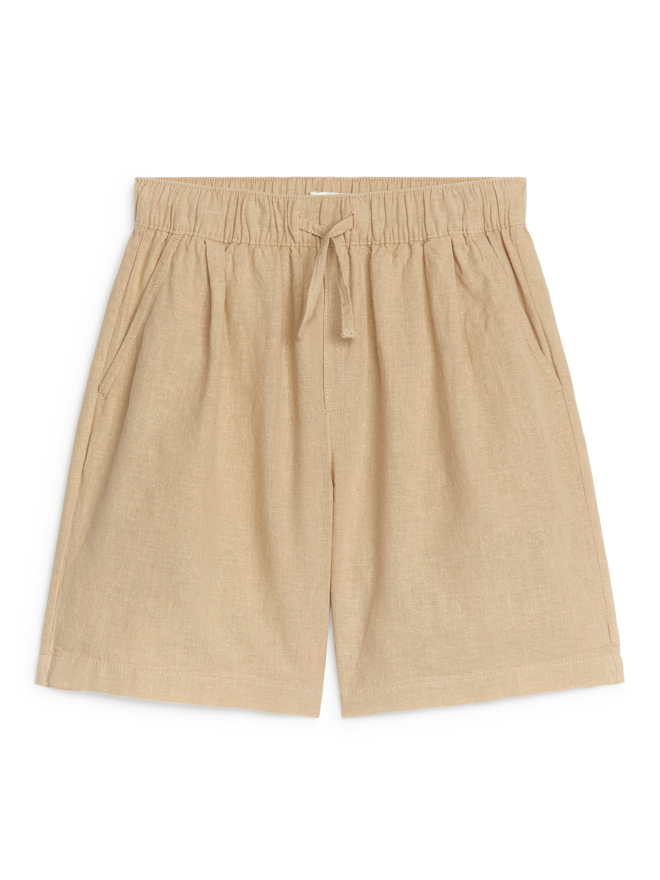 Shorts i bomull/linne - Beige - Regular fit - Children - StillMedia/DescriptiveStillLife - 1