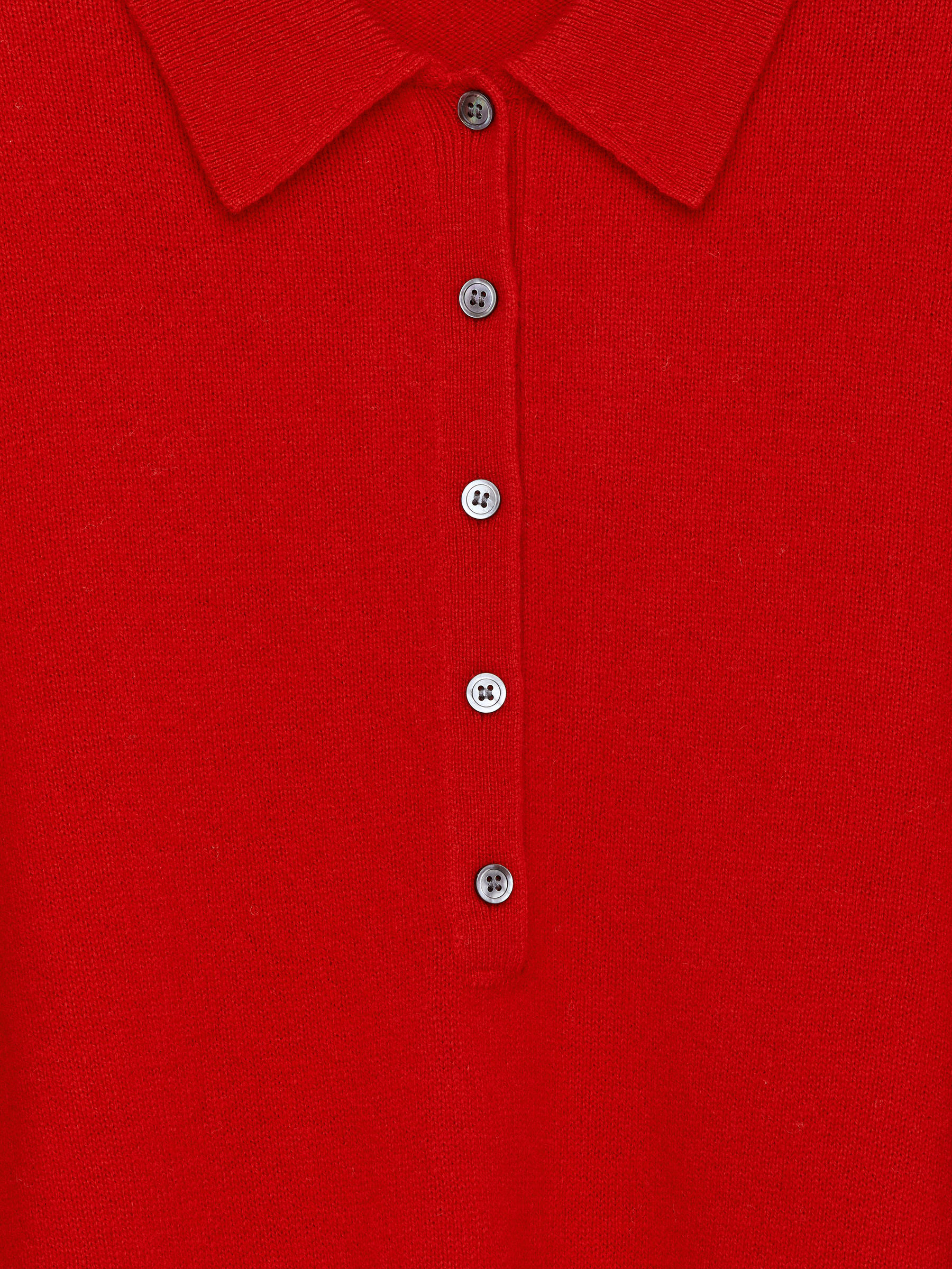 Polopullover aus Wolle - Rot - Loose Fit - Damen - StillMedia/DescriptiveDetail - 1