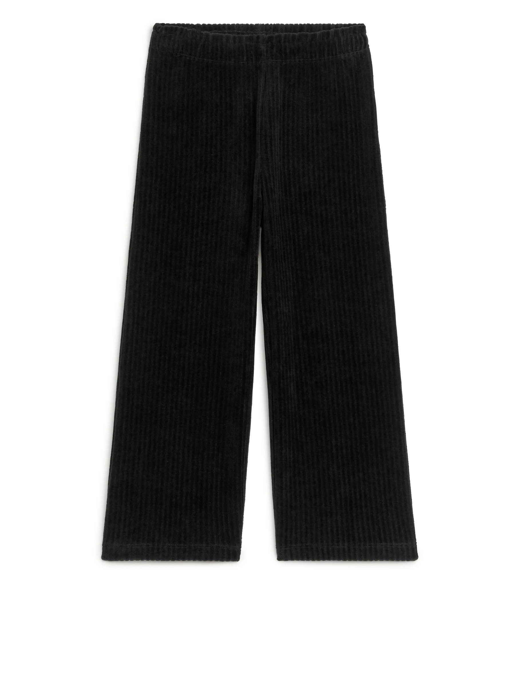 Gerippte Samthose - Schwarz - Regular Fit - Kinder - StillMedia/DescriptiveStillLife - 2