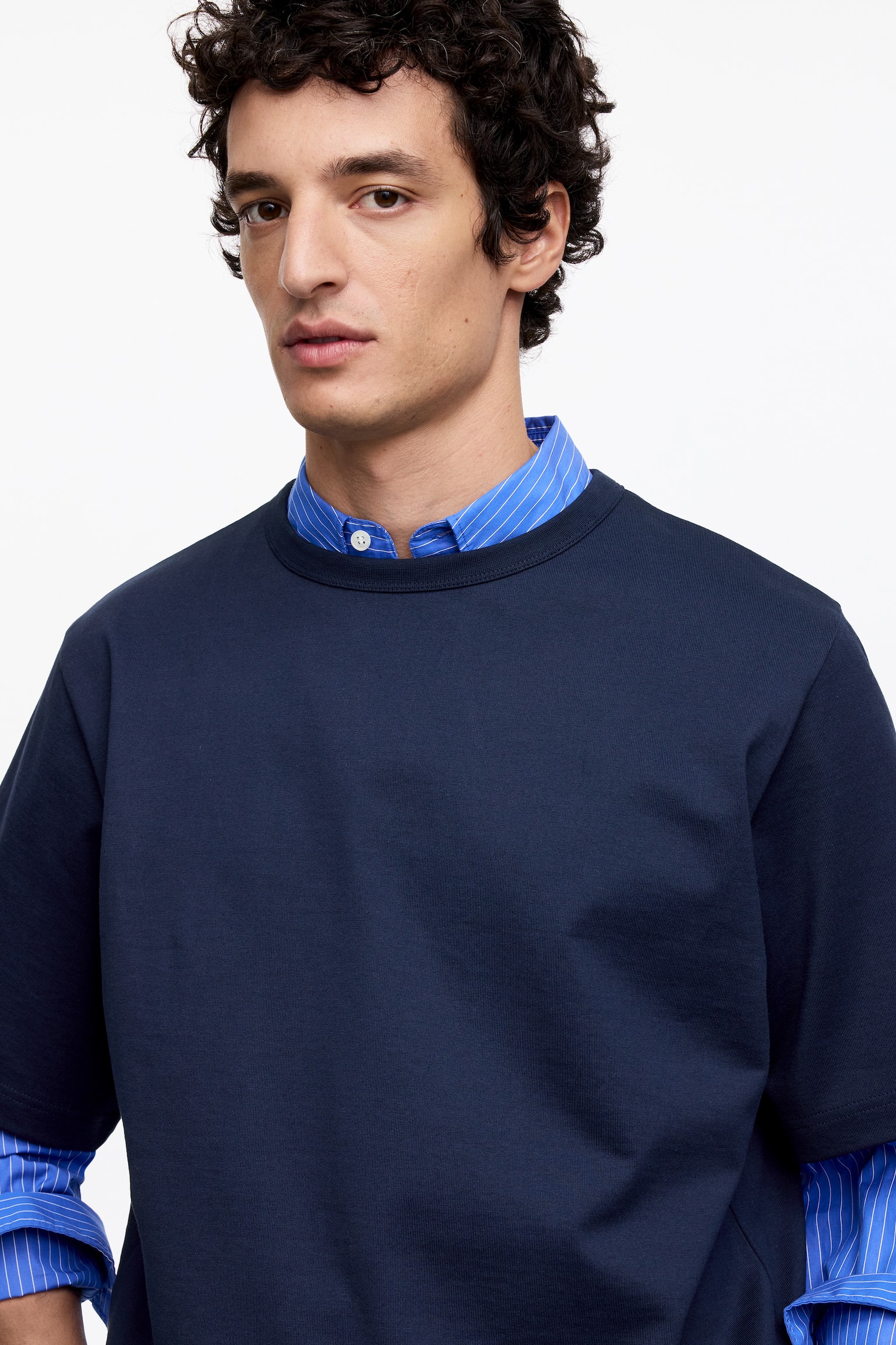 270 GSM Oversized T-Shirt - Mörkblå/Havre/Svart/Grön/Mörklila/Vinröd/Mörkgrön - 7