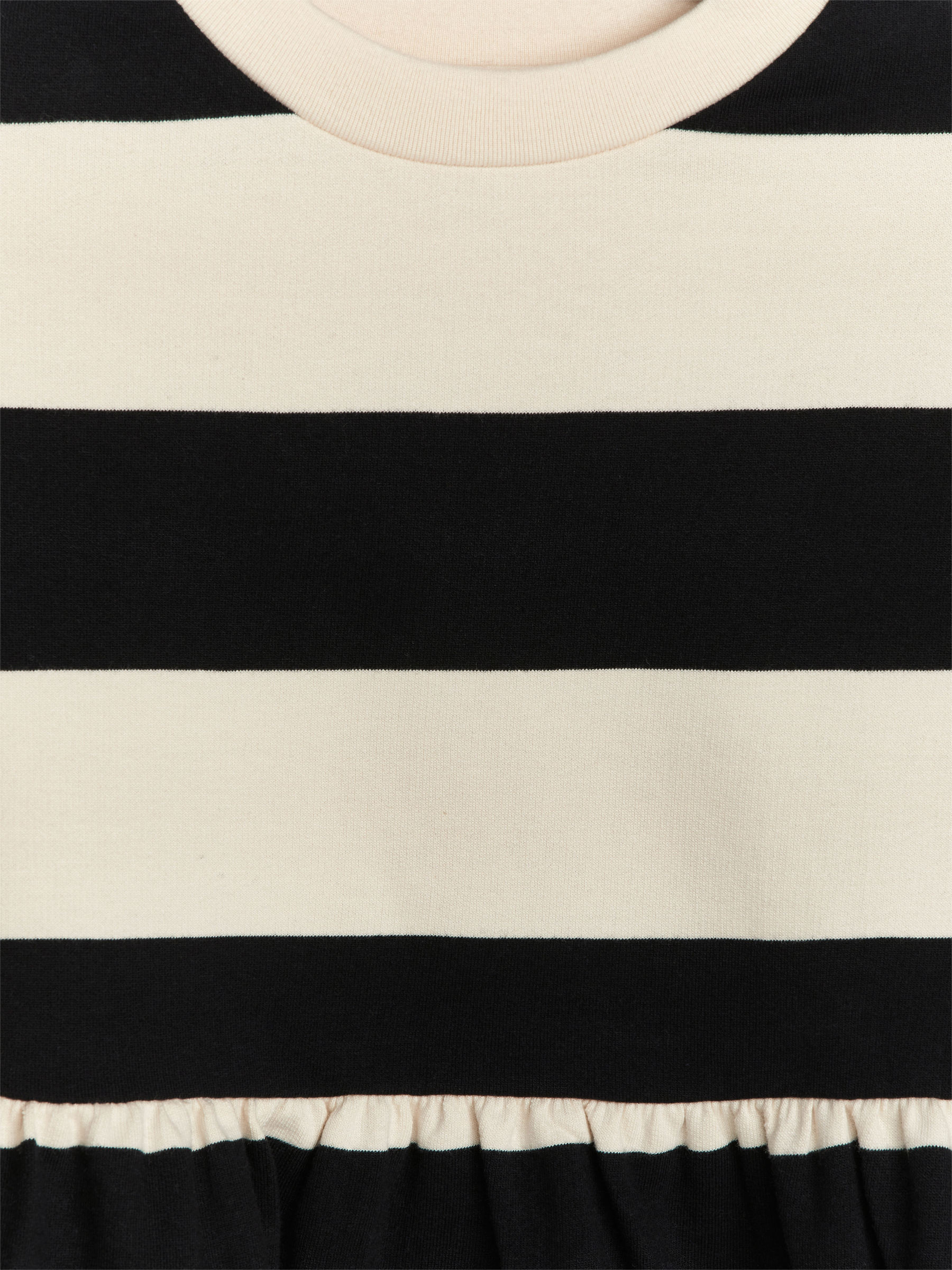 Oversized-Sweatshirtkleid - Cremeweiß/Schwarz - Oversize - Kinder - StillMedia/DescriptiveDetail - 3