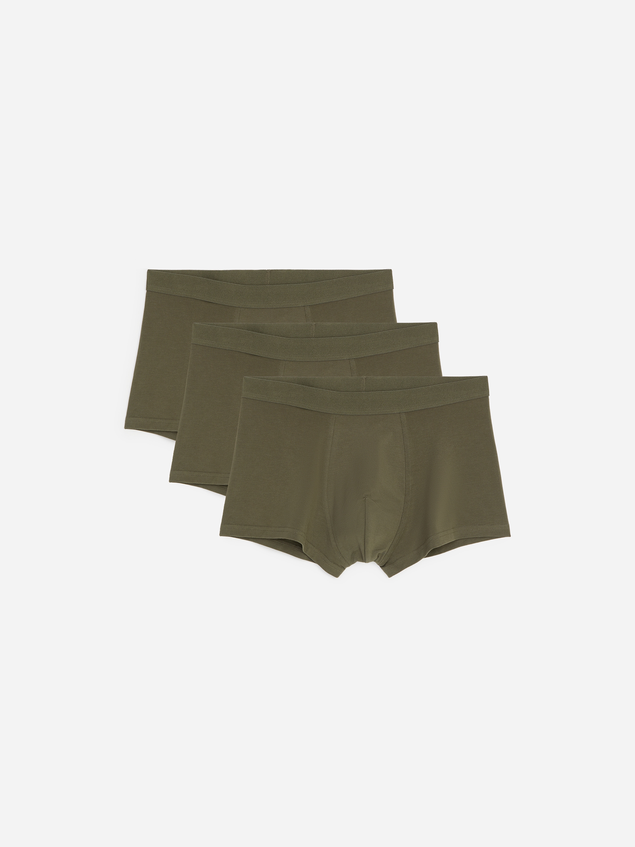 Jersey Trunks Set of 3-Green-20842
