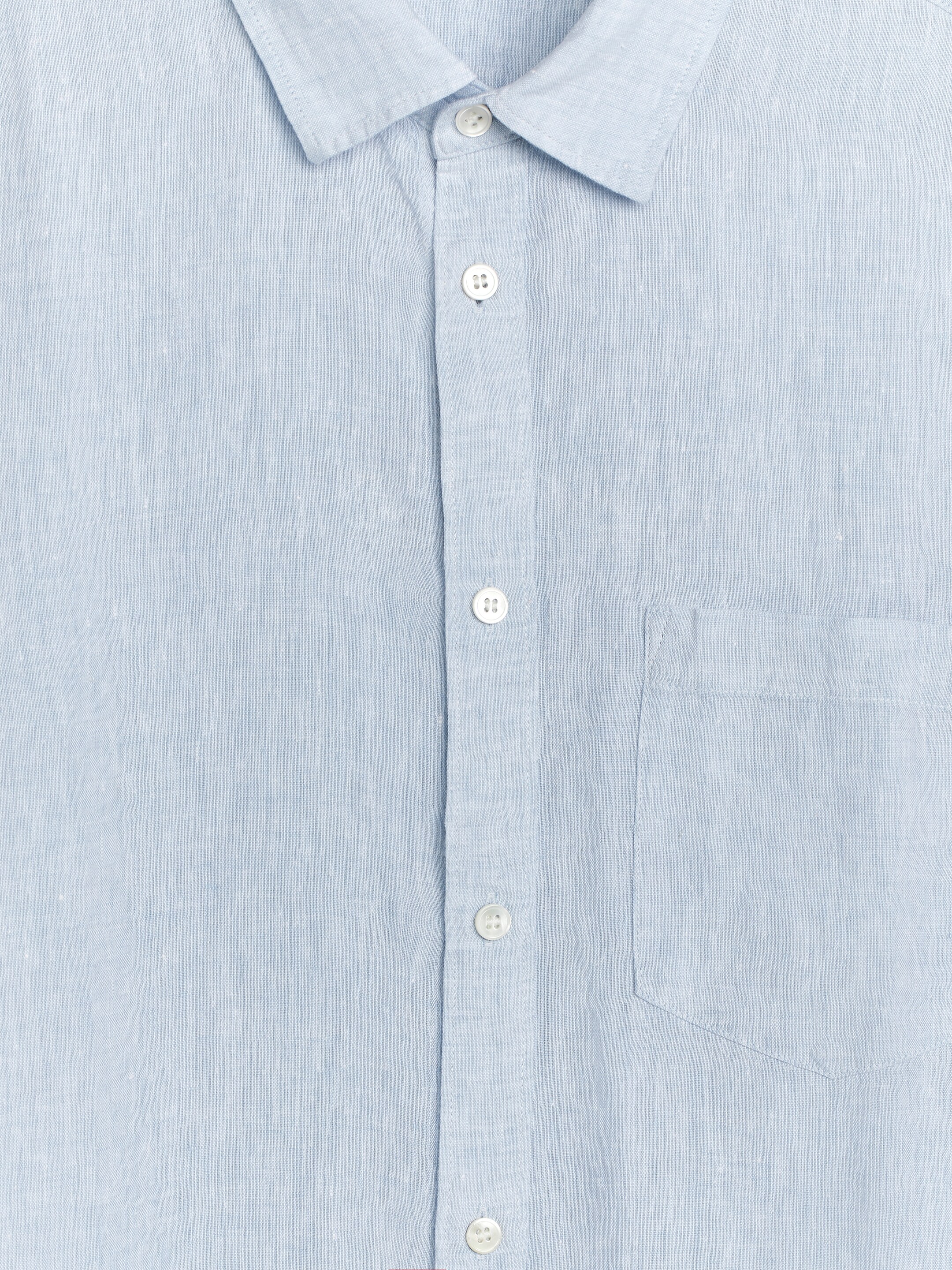 Visualizza immagine più grande: Camicia in lino dalla vestibilità regolare - Azzurro - UOMO | H&M IT 2