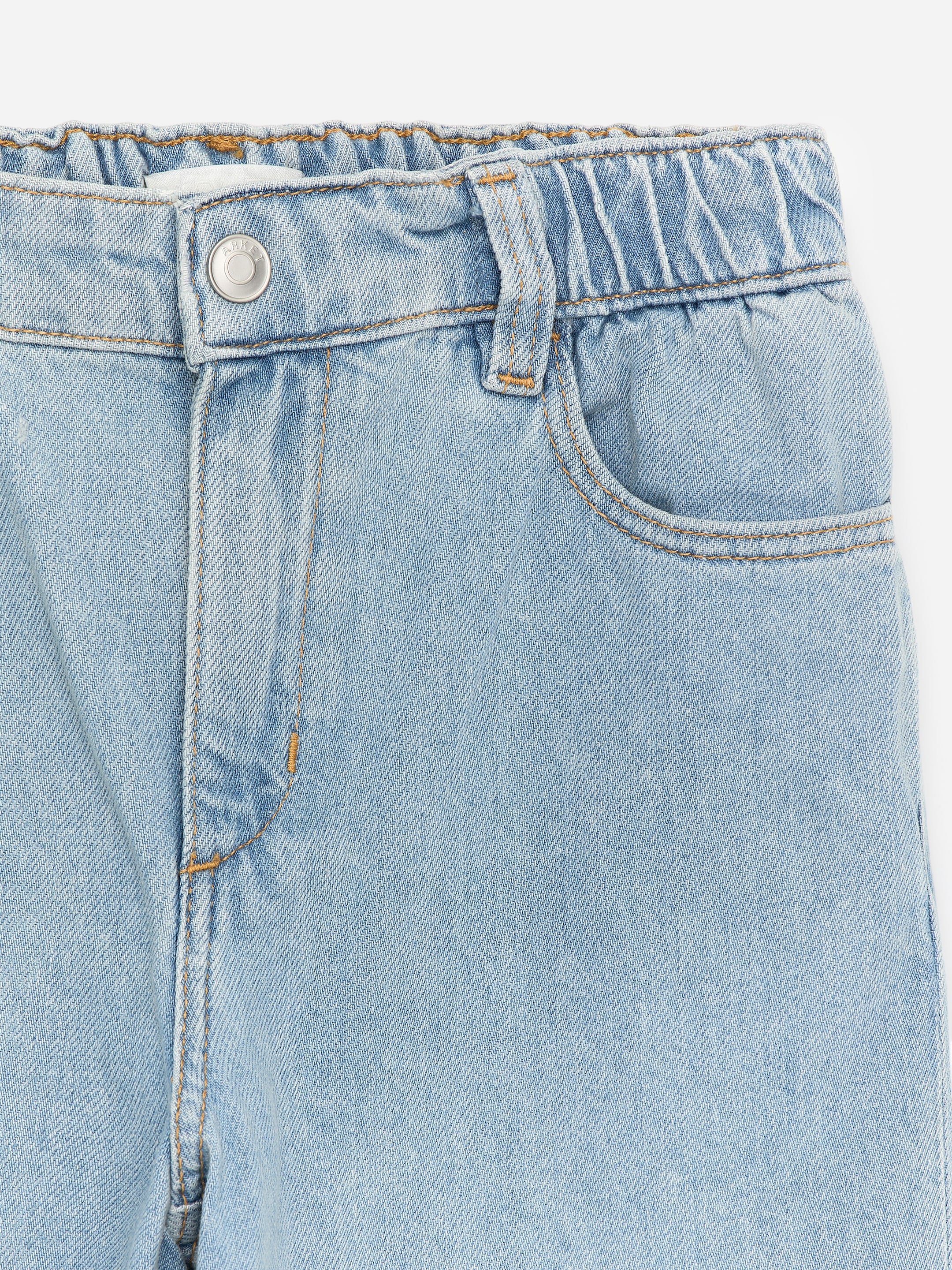 Wide Denim Trousers - Light Blue - Relaxed fit - Children - StillMedia/DescriptiveDetail - 2