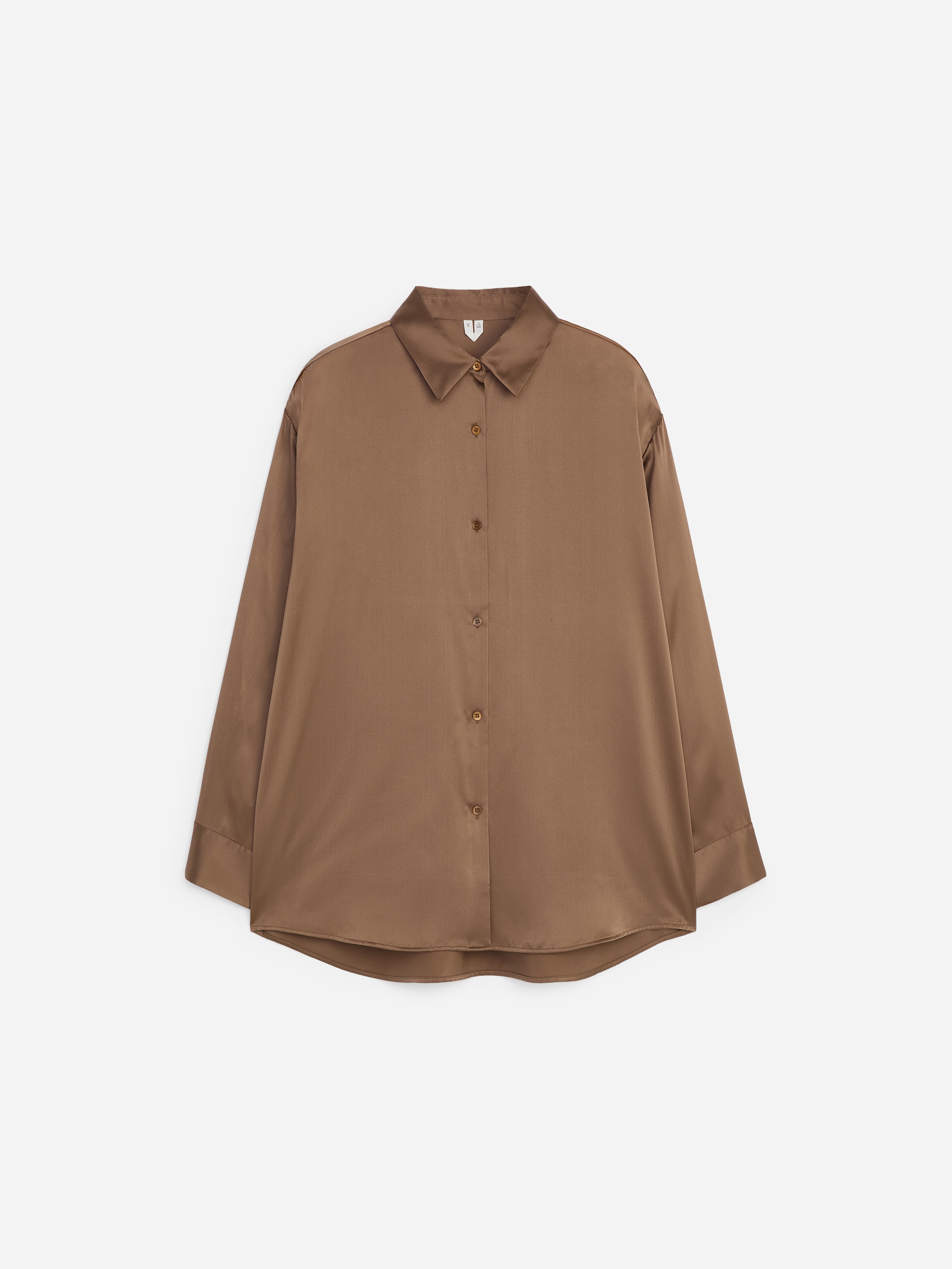 Camicia in raso di seta - Talpa - Regular fit - Women - StillMedia/DescriptiveStillLife - 1