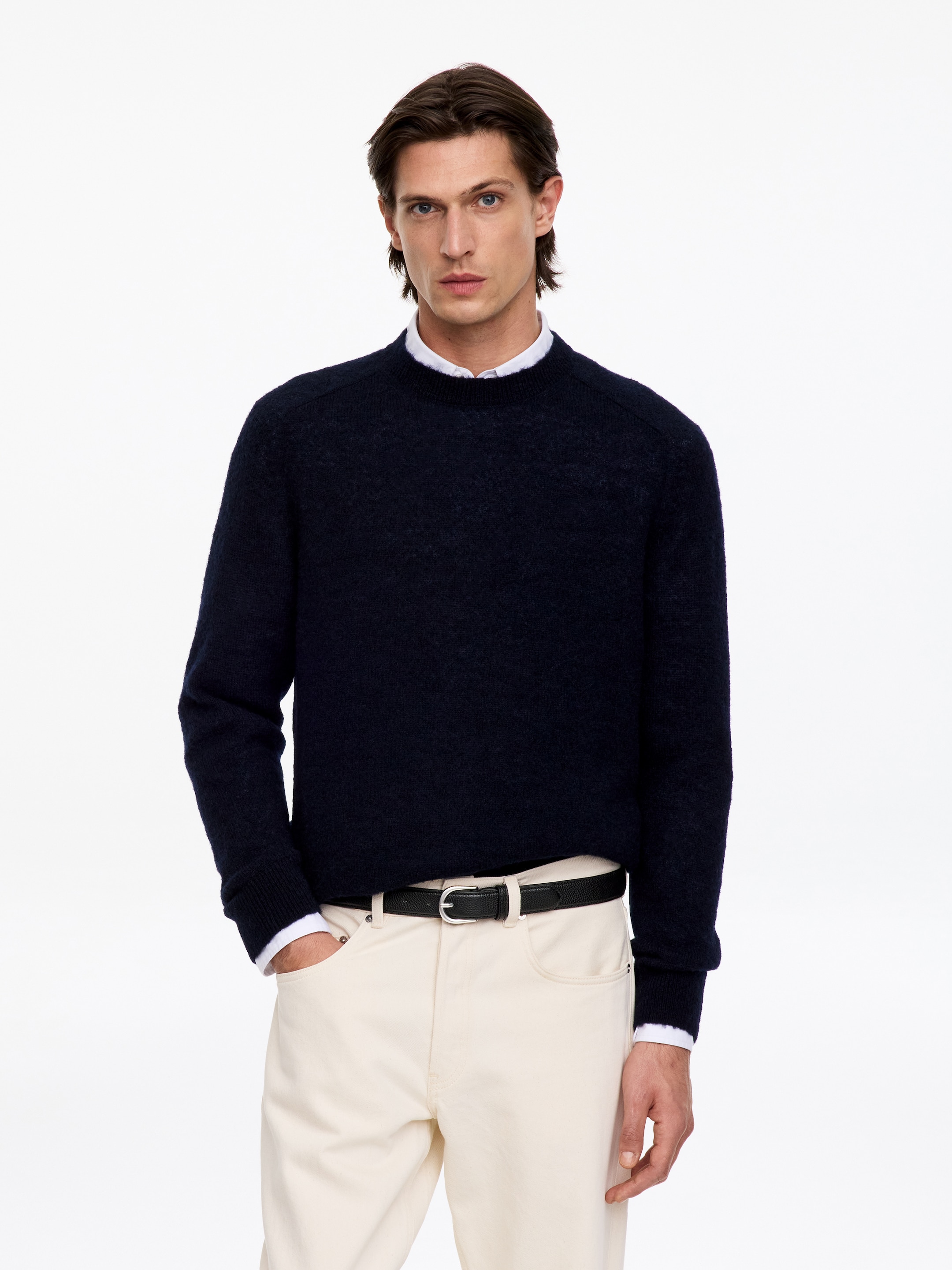 Cinturón estrecho de ante - Negro - men - StillMedia/Lookbook - 3