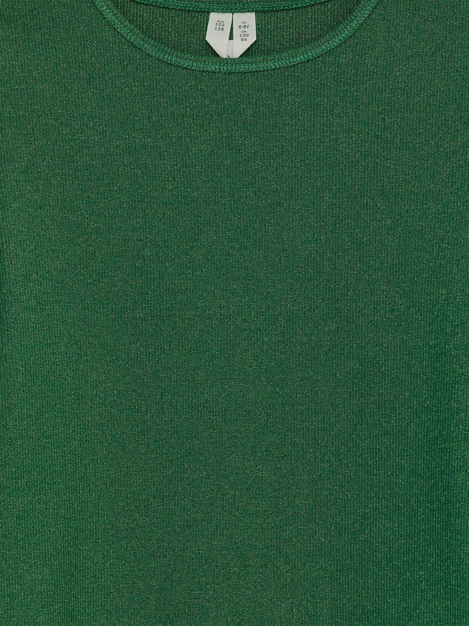 Haut pailleté à manches bouffantes - Vert - 2