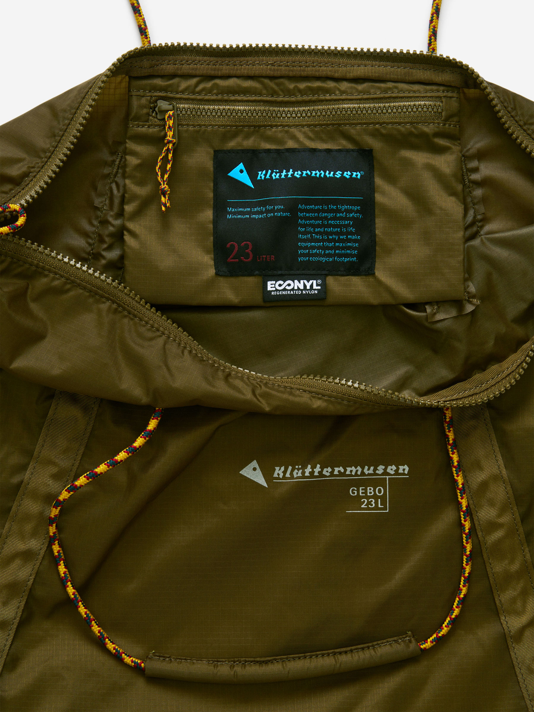 Tragetasche Gebo von Klättermusen - Olivgrün - Herren - StillMedia/DescriptiveDetail - 3