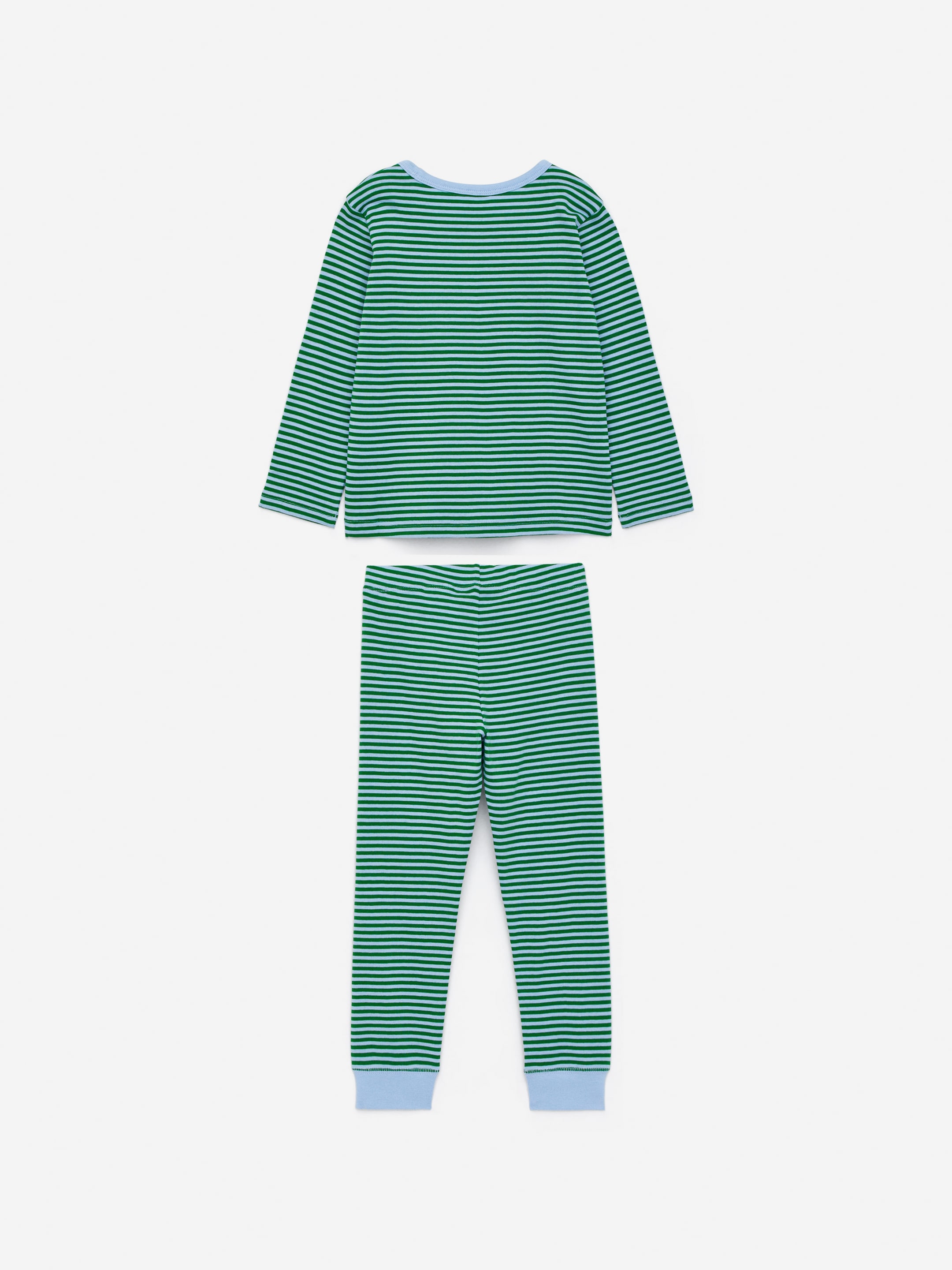 Grösseres Bild ansehen: Jersey-Pyjama - Hellblau/Grün - KINDER | H&M CH 2